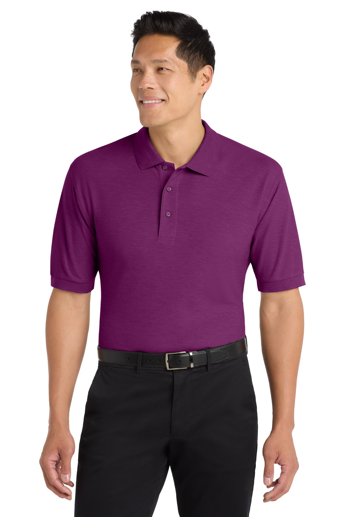 Port Authority Silk Touch Polo K500 - Deep Berry