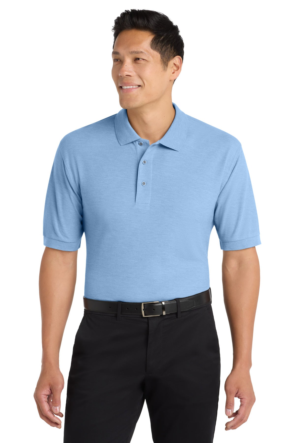 Port Authority Silk Touch Polo K500 - Light Blue