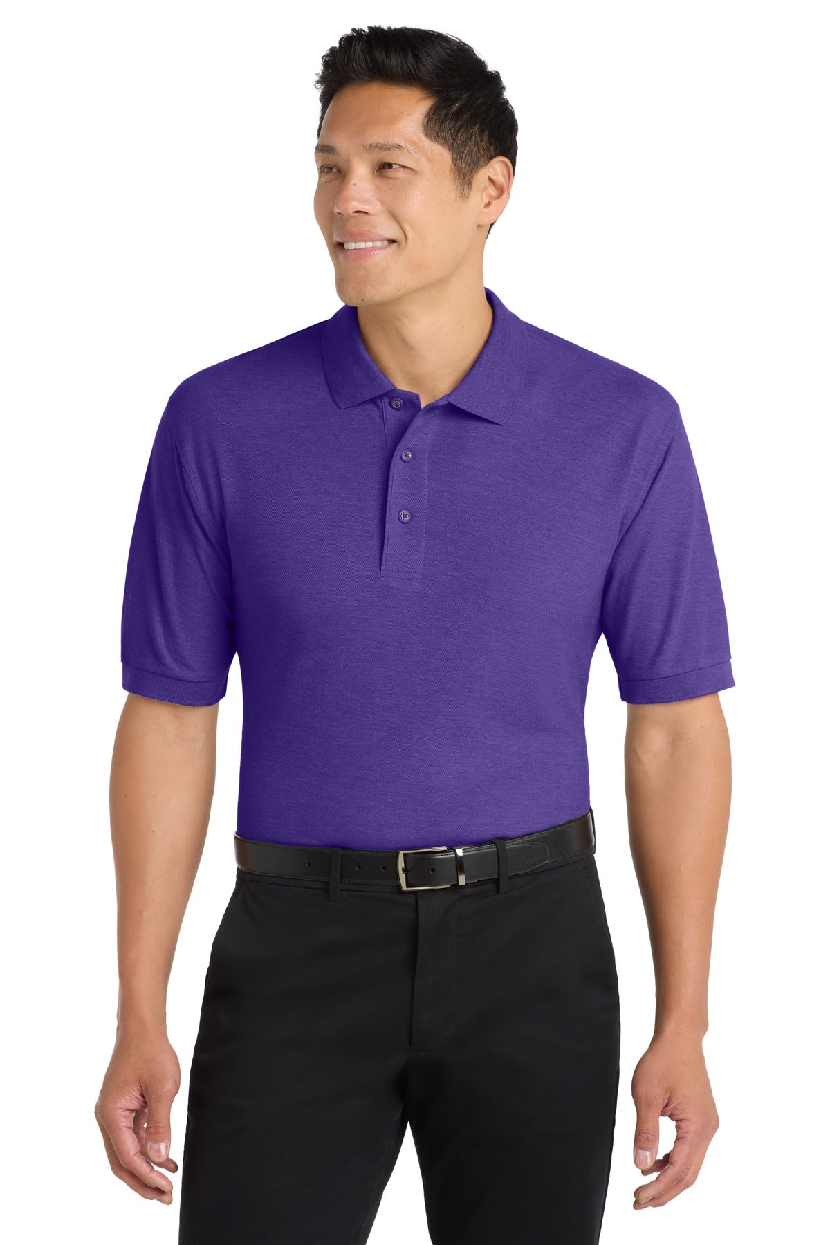 Port Authority Silk Touch Polo K500 - Purple