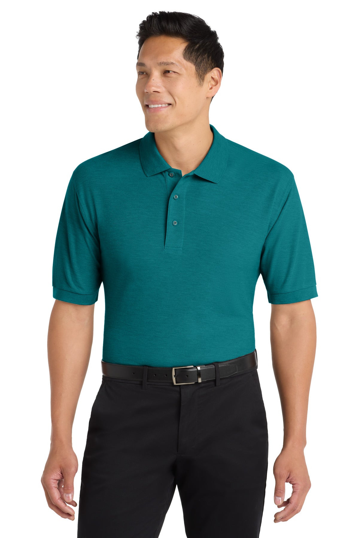 Port Authority Silk Touch Polo K500 - Teal Green