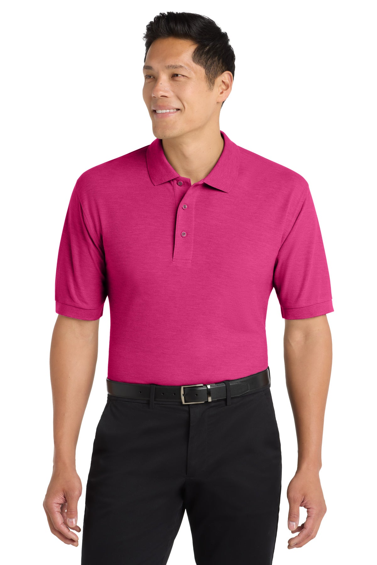 Port Authority Silk Touch Polo K500 - Tropical Pink