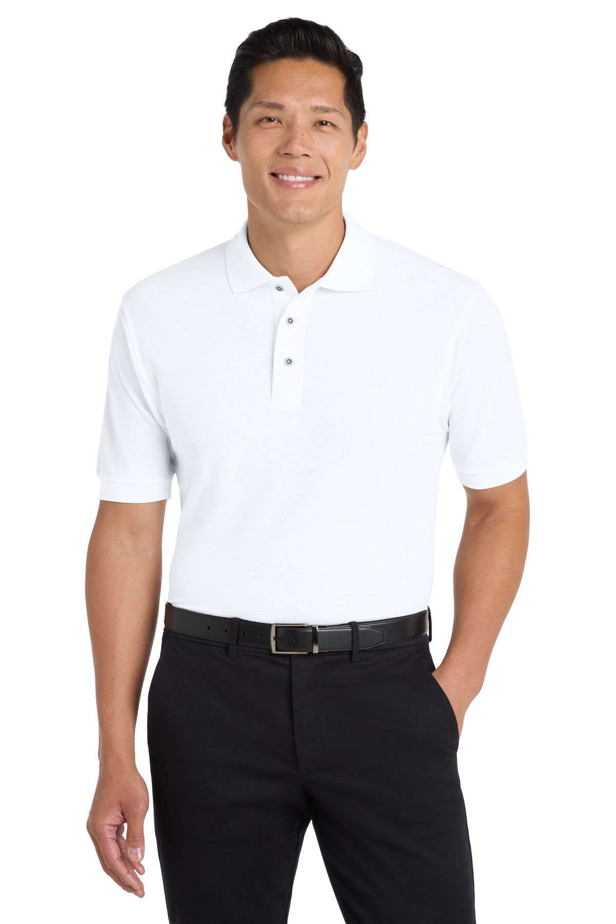 Port Authority Silk Touch Polo K500 - White