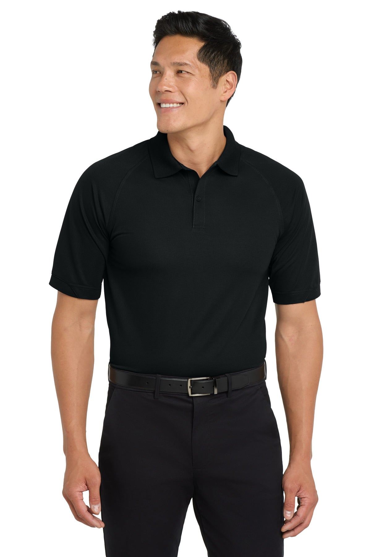 Port Authority Dry Zone Ottoman Polo.  K525 - Black