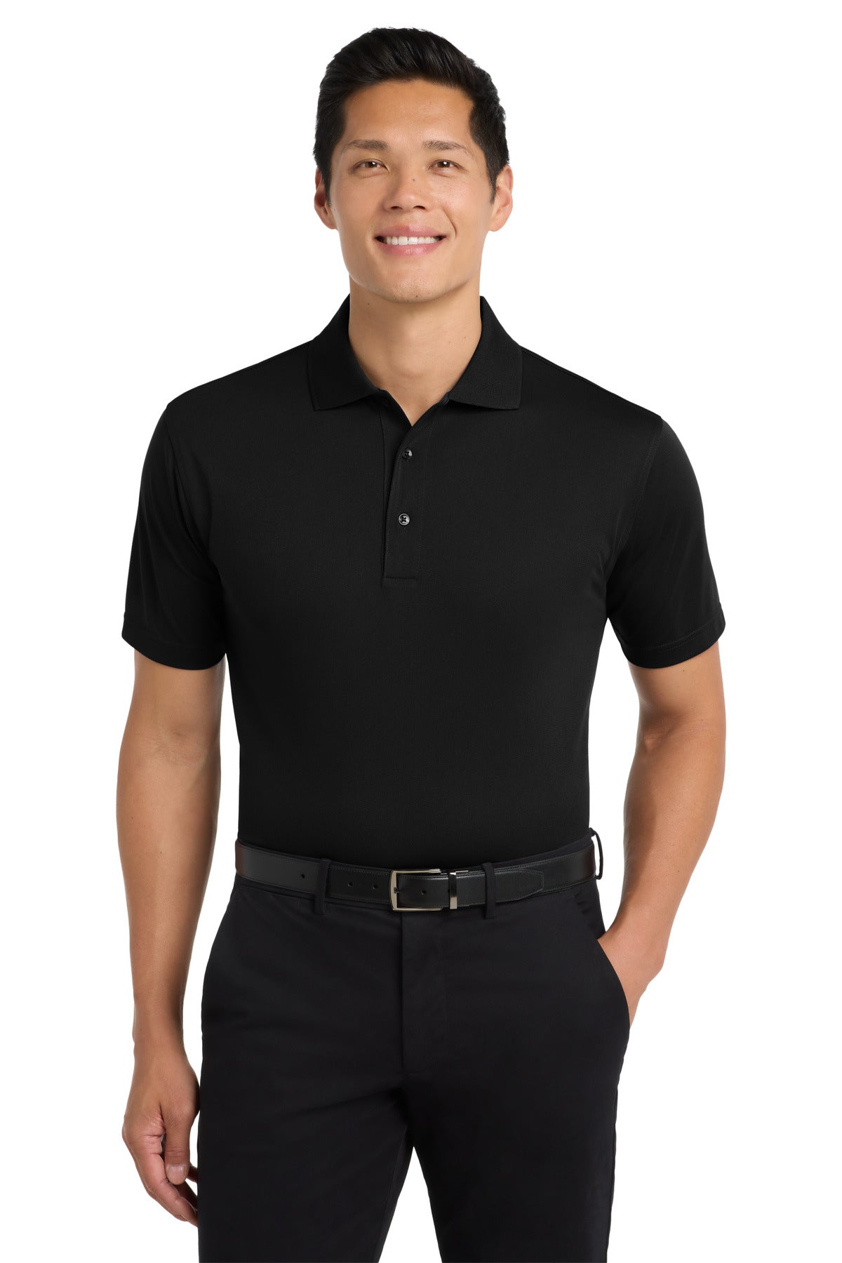 Port Authority Tech Pique Polo. K527 - Black