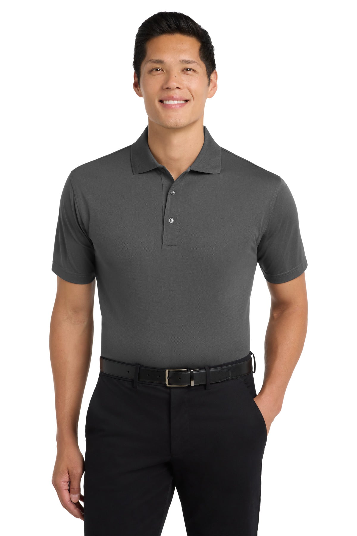 Port Authority Tech Pique Polo. K527 - Grey Smoke