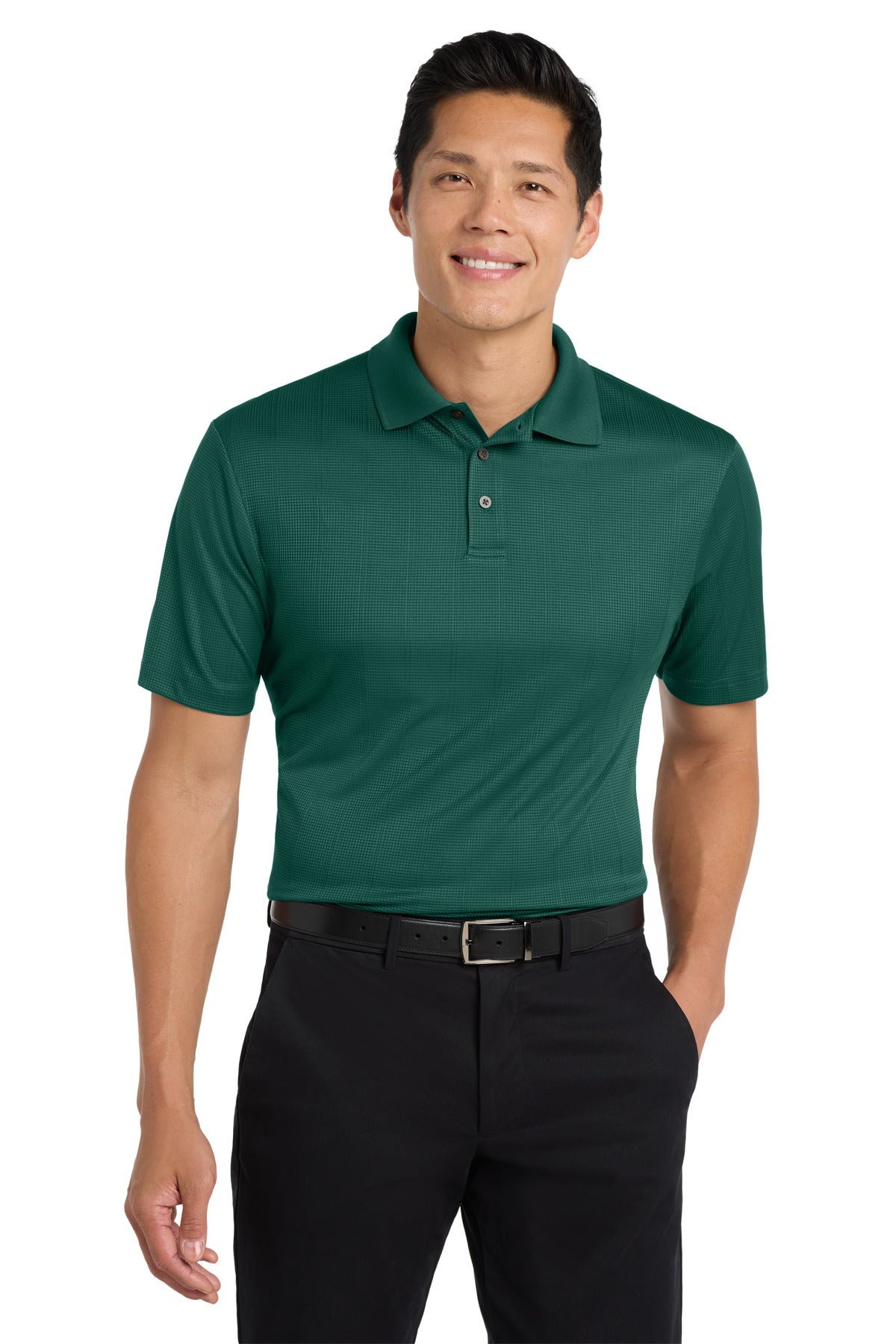 Port Authority Performance Fine Jacquard Polo. K528 - Green Glen