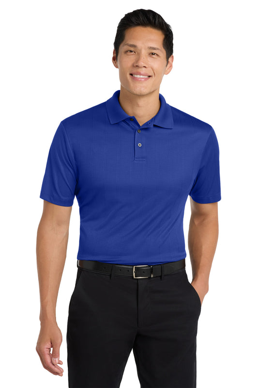 Port Authority Performance Fine Jacquard Polo. K528 - Hyper Blue