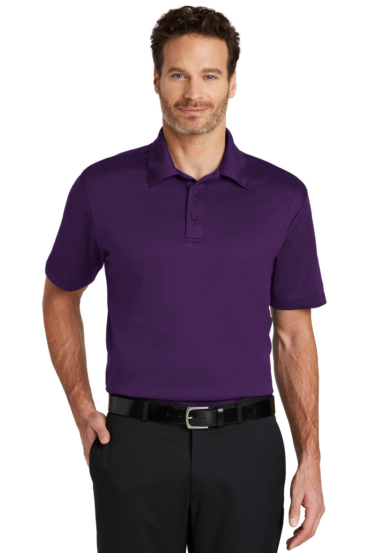 Port Authority Silk Touch Performance Polo. K540 - Bright Purple