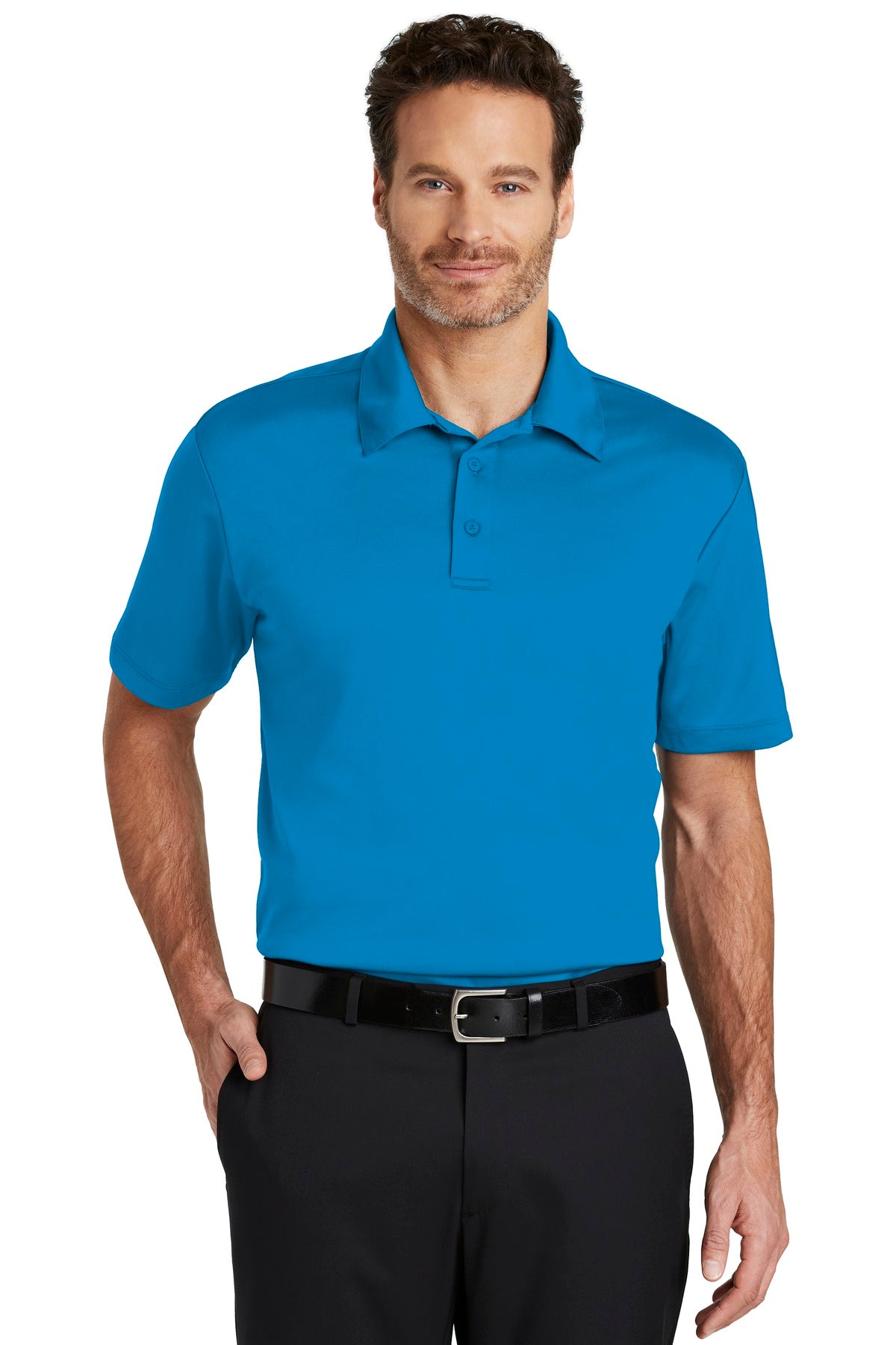 Port Authority Silk Touch Performance Polo. K540 - Brilliant Blue