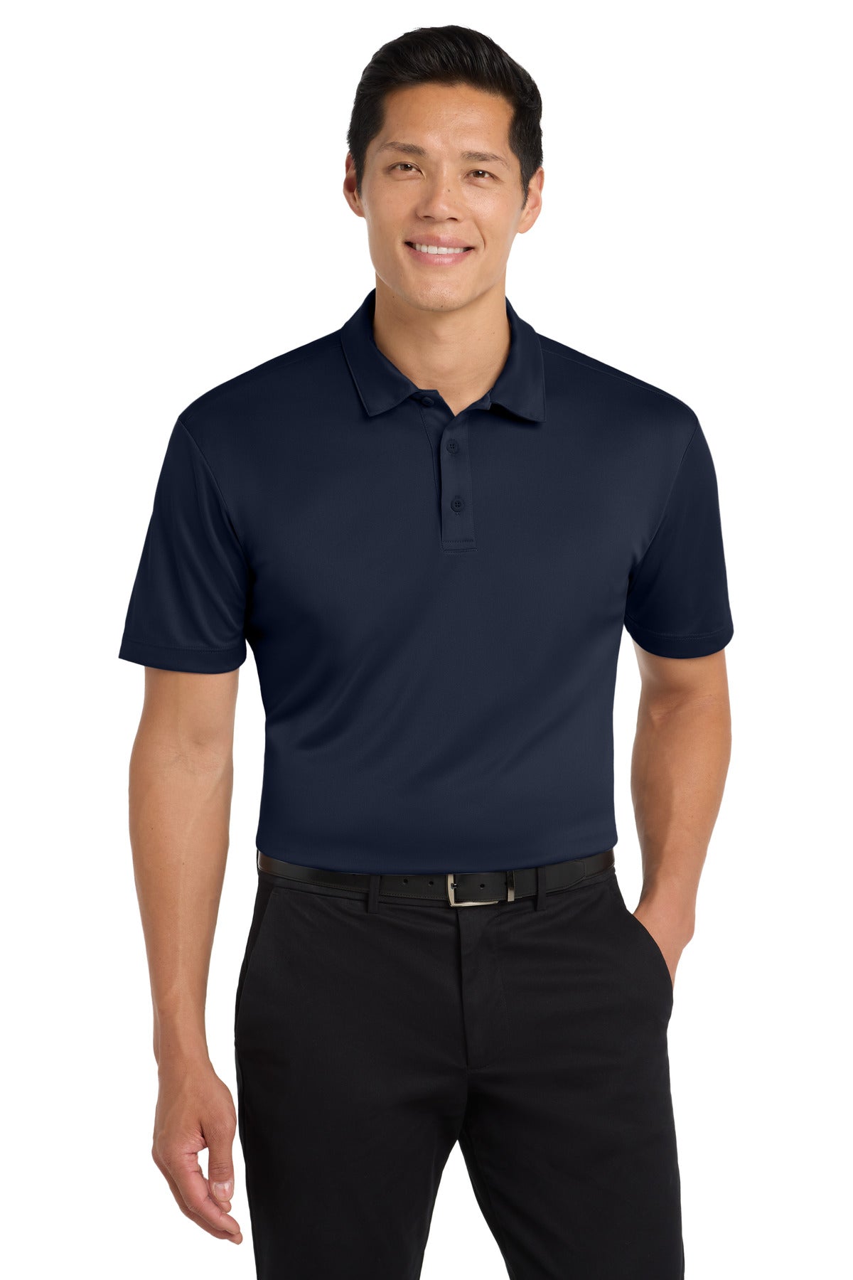 Port Authority Tall Silk Touch Performance Polo. TLK540 - Navy