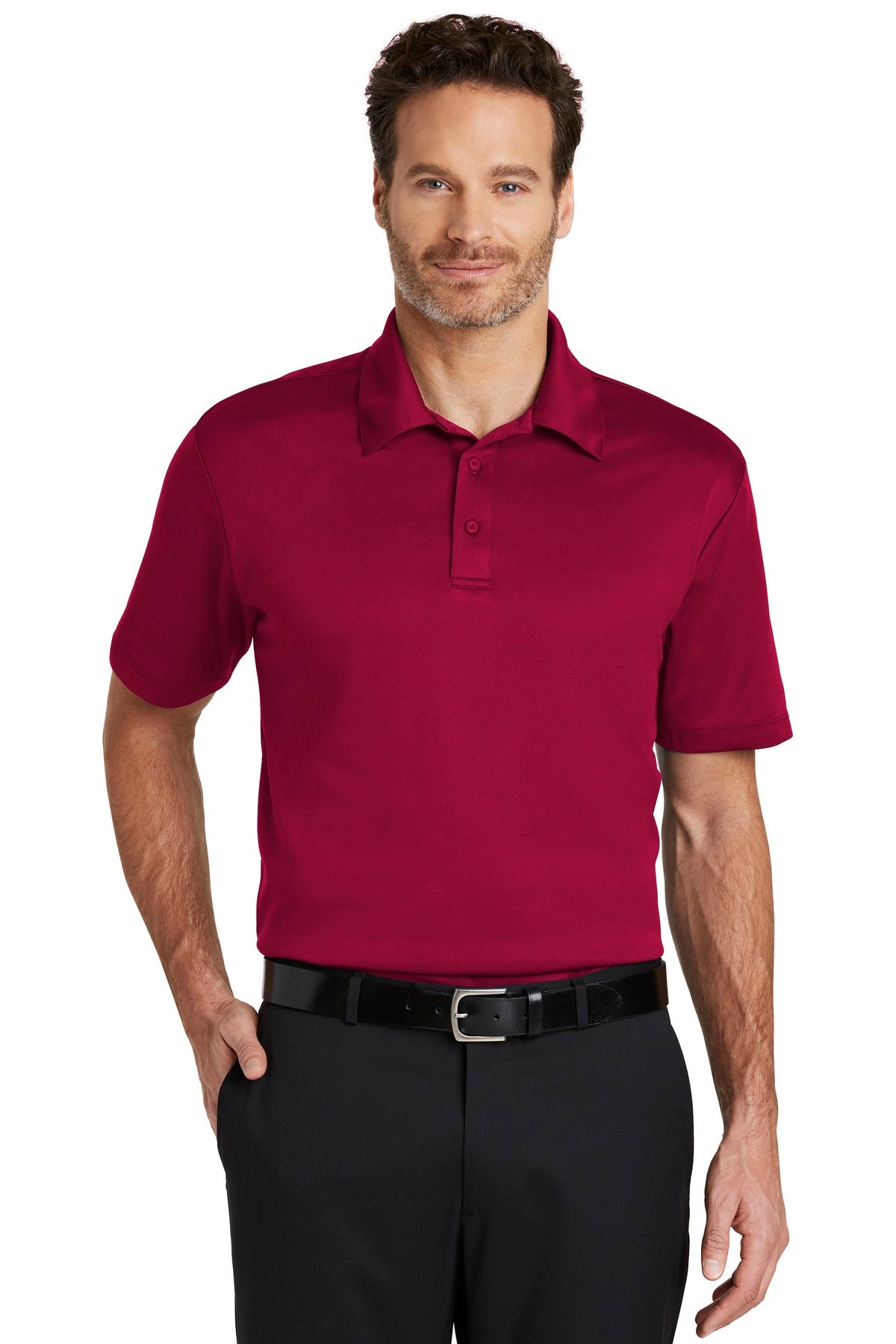 Port Authority Silk Touch Performance Polo. K540 - Red