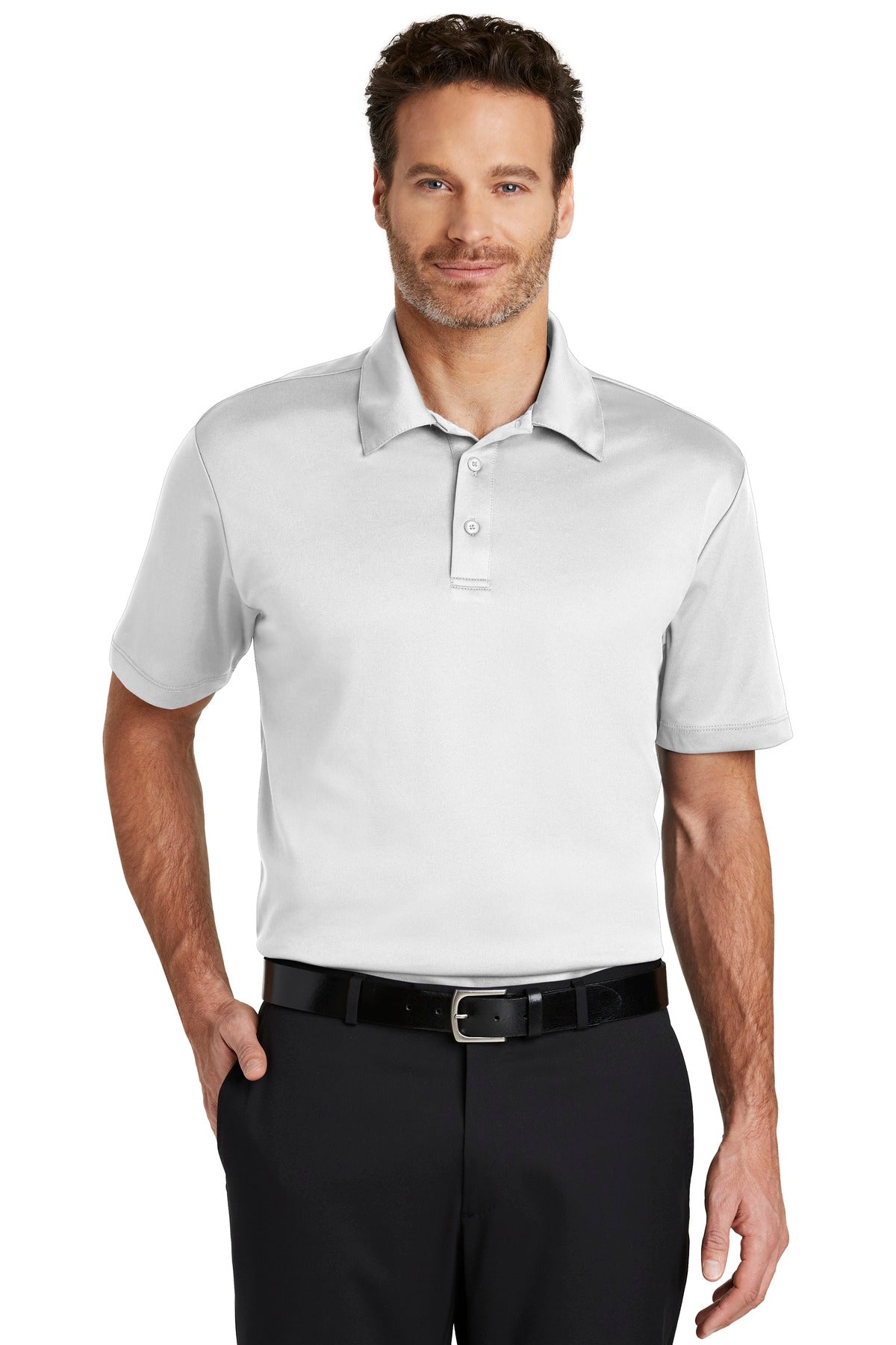 Port Authority Silk Touch Performance Polo. K540 - White