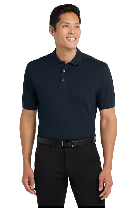 Port Authority Stretch Pique Polo. K555 - Dress Blue Navy