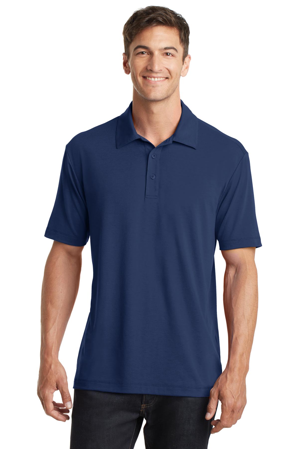 Port Authority Cotton Touch Performance Polo. K568 - Estate Blue