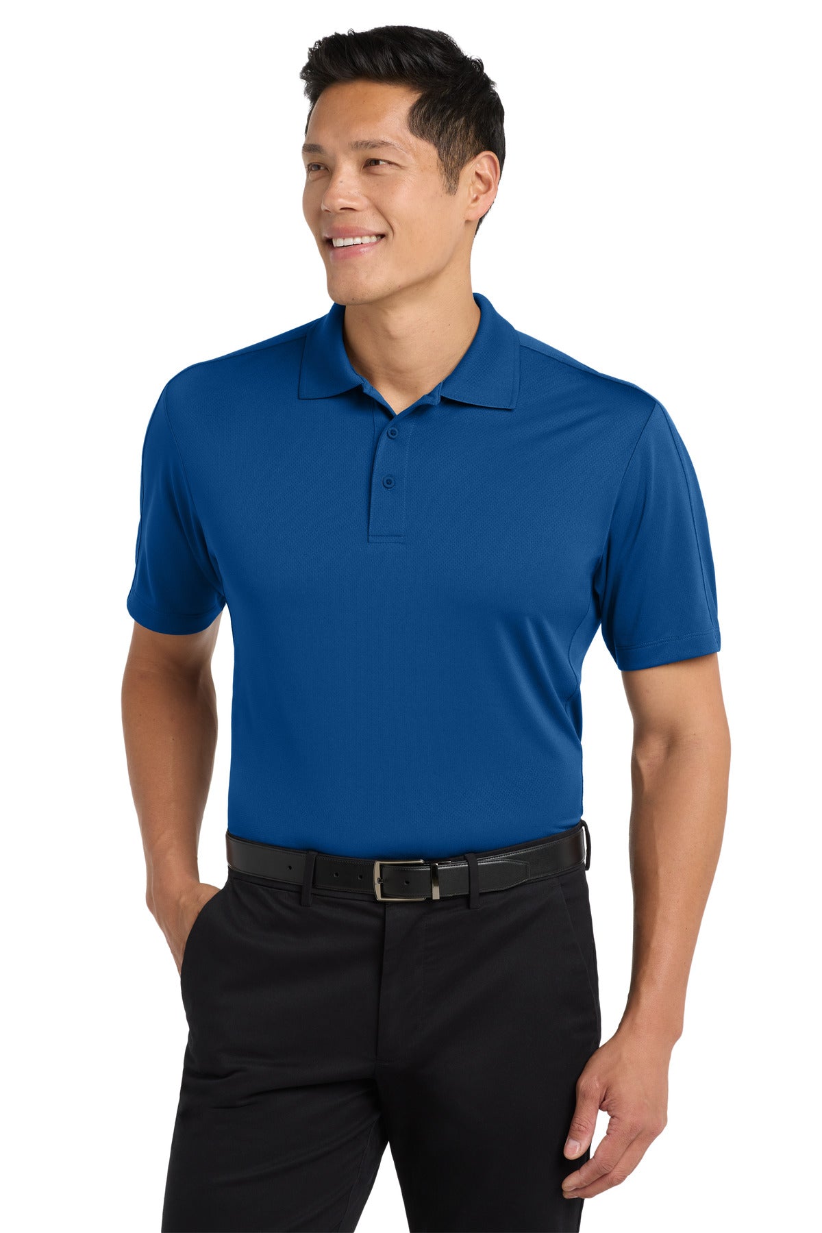 Port Authority Diamond Jacquard Polo. K569 - True Blue