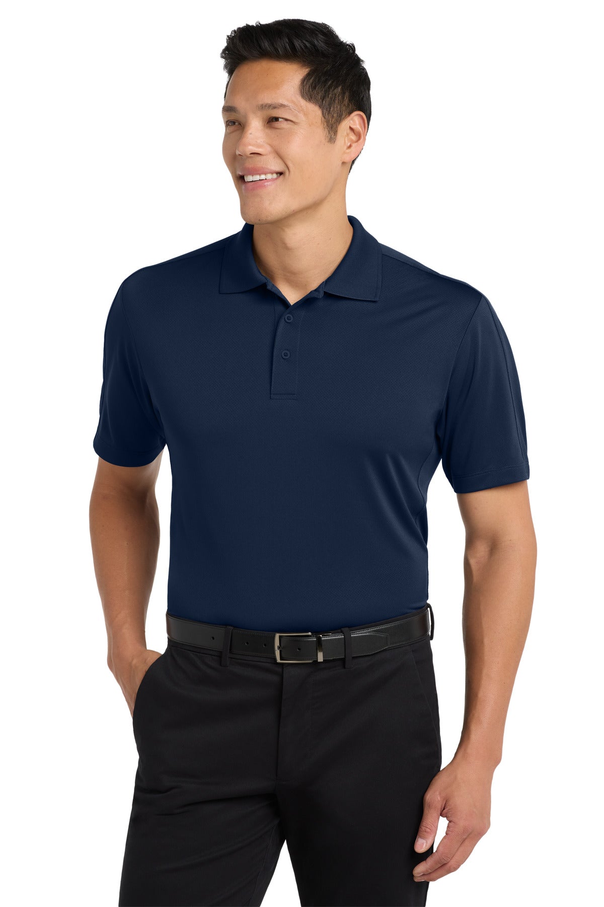 Port Authority Diamond Jacquard Polo. K569 - True Navy