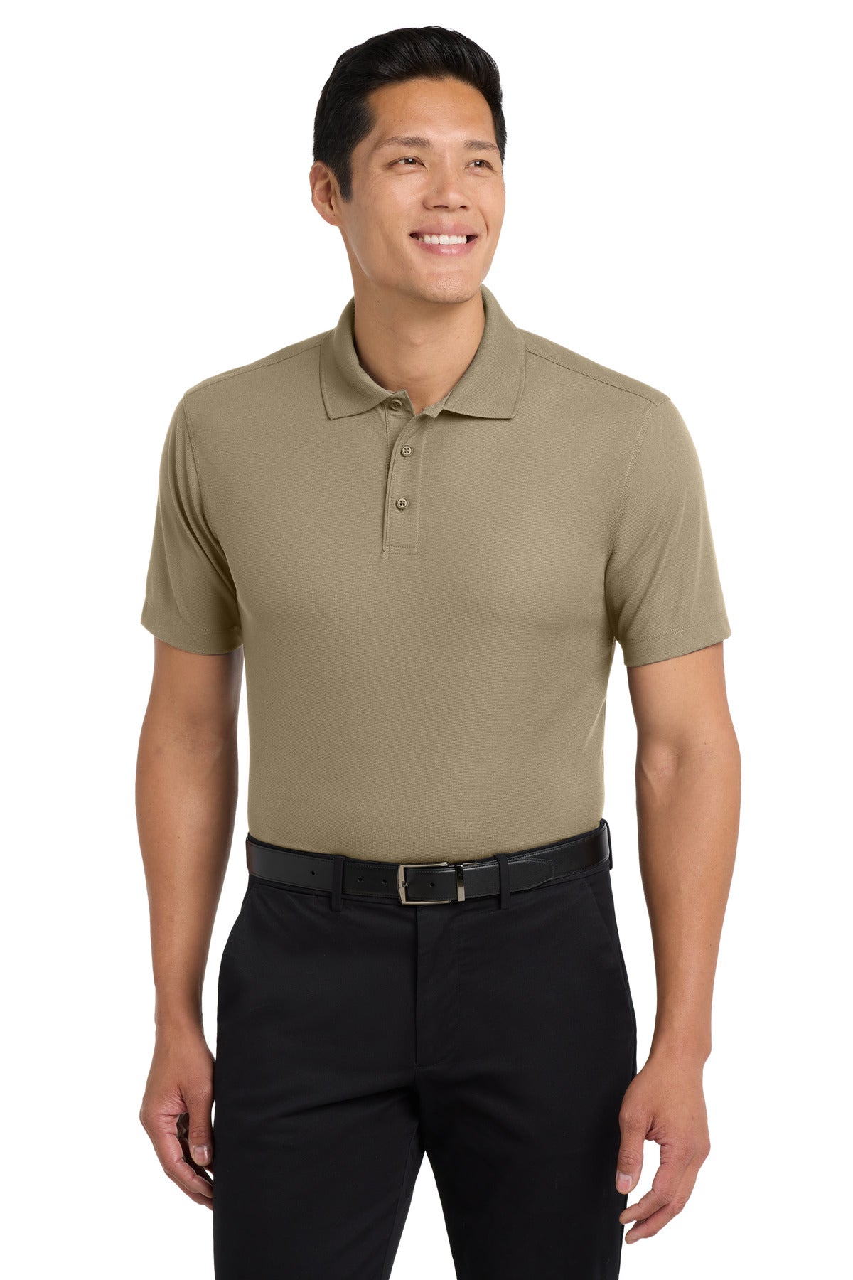 Port Authority Dry Zone Grid Polo. K572 - Tan