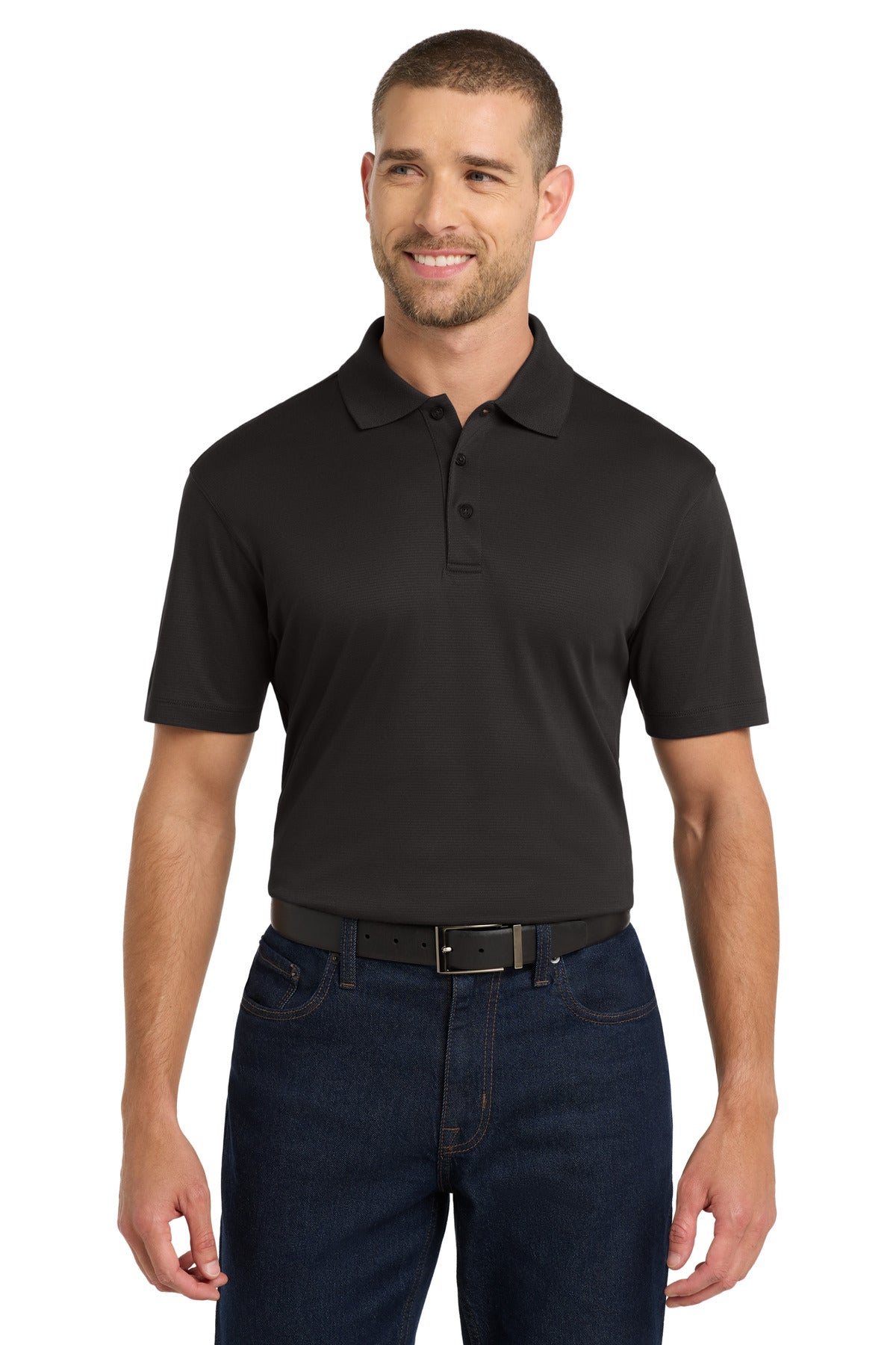 Port Authority Rapid Dry Mesh Polo. K573 - Black