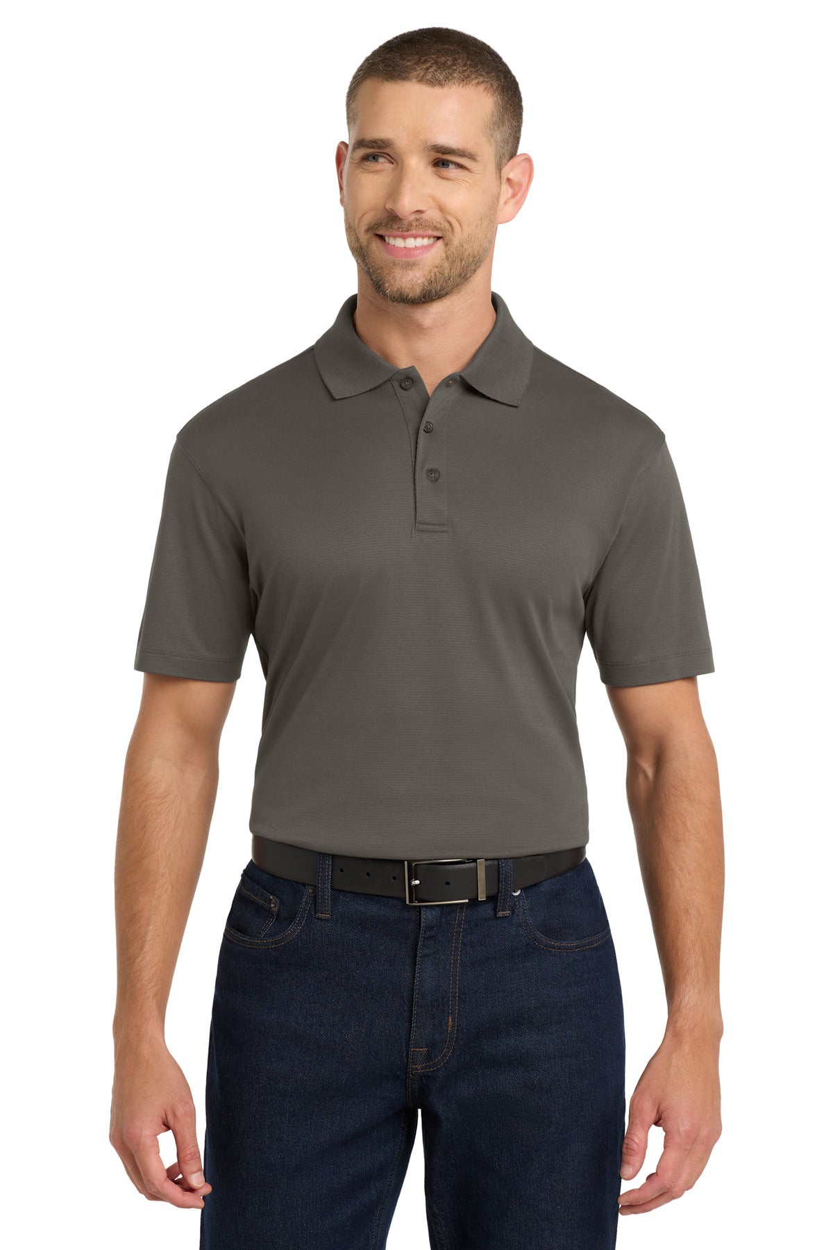 Port Authority Rapid Dry Mesh Polo. K573 - Grey Smoke