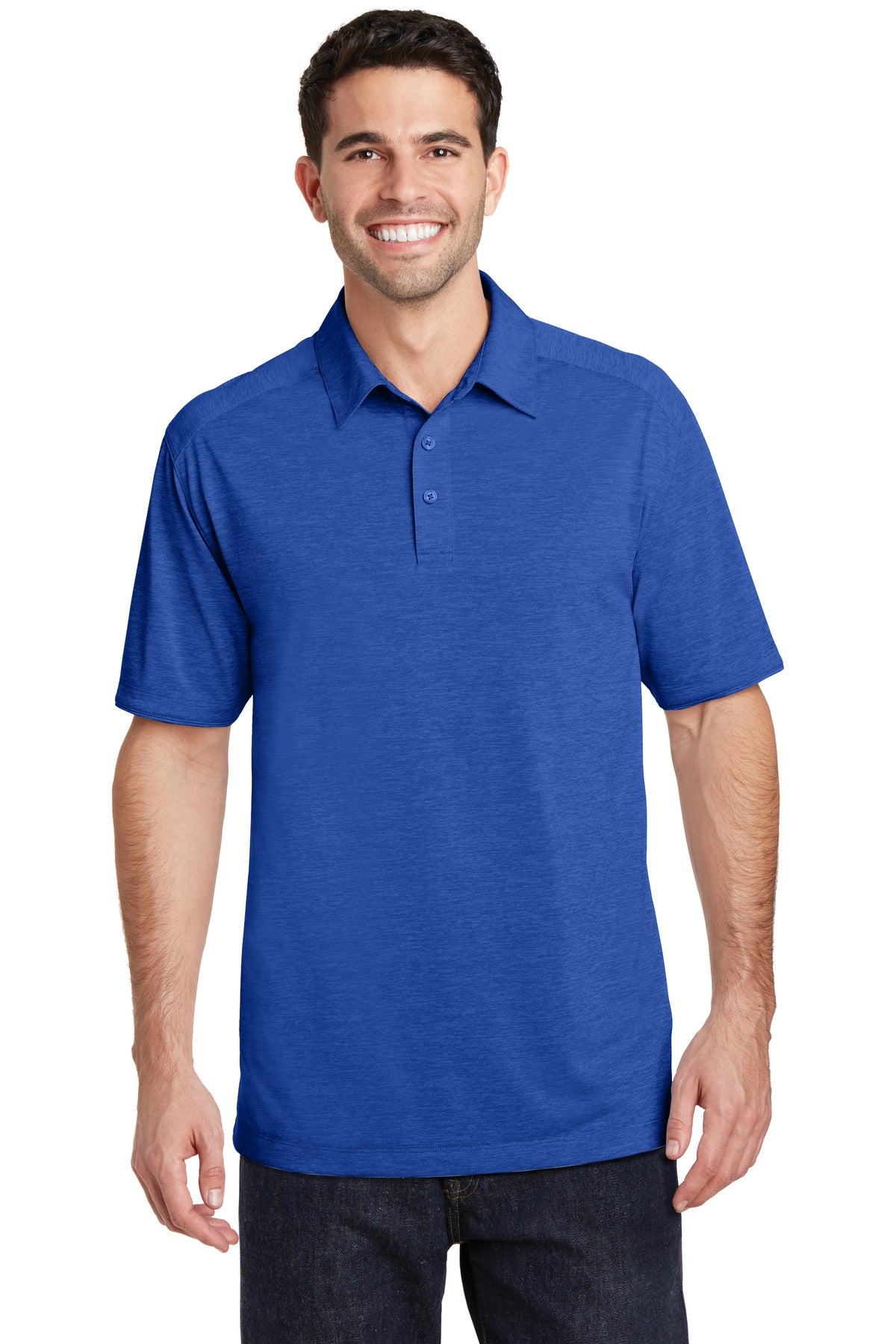 Port Authority Digi Heather Performance Polo. K574 - True Royal