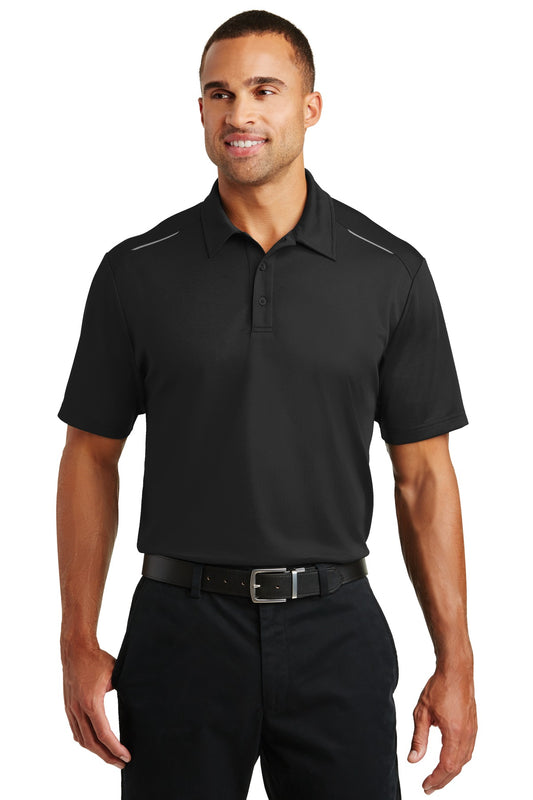 Port Authority Pinpoint Mesh Polo. K580 - Black