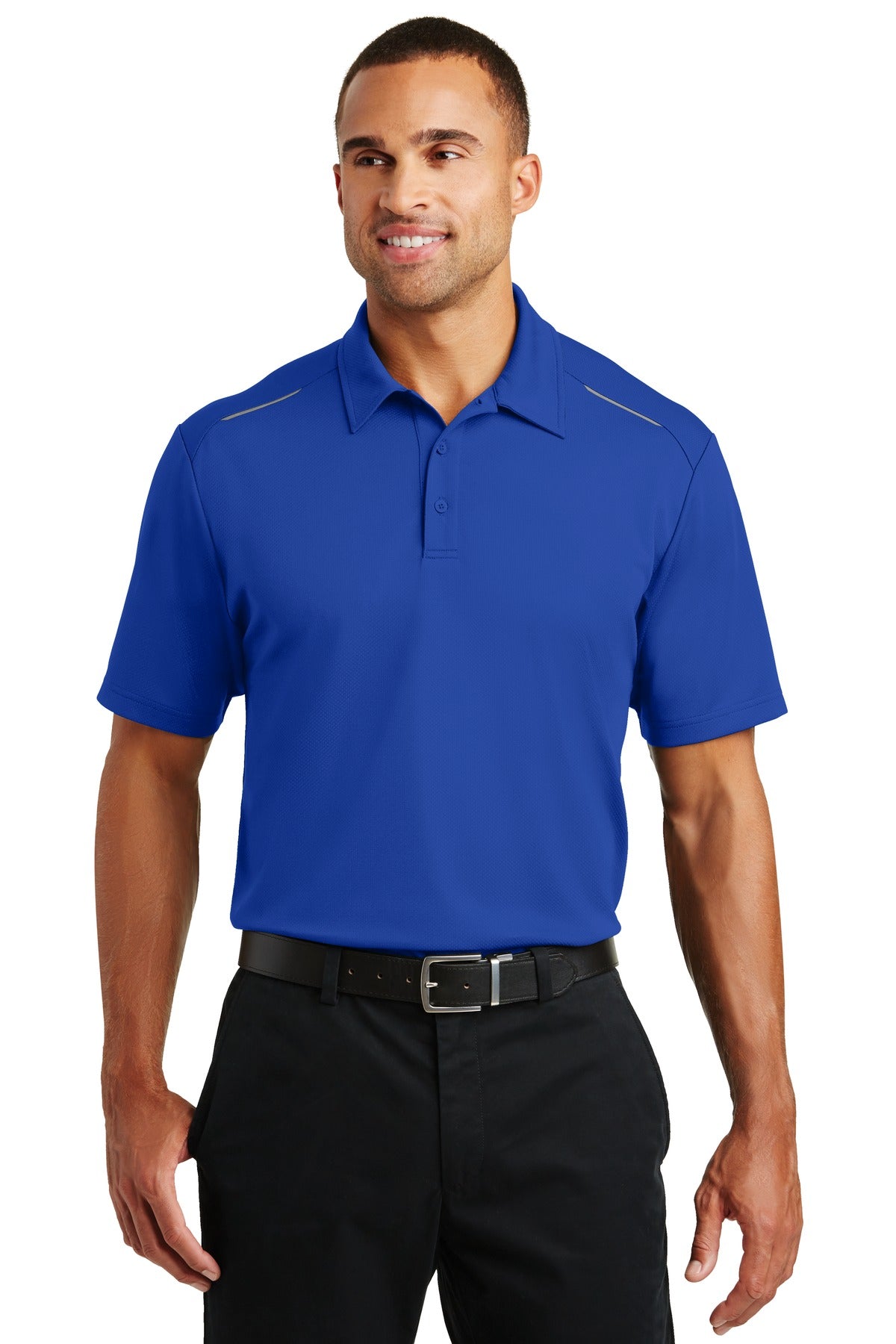 Port Authority Pinpoint Mesh Polo. K580 - True Royal