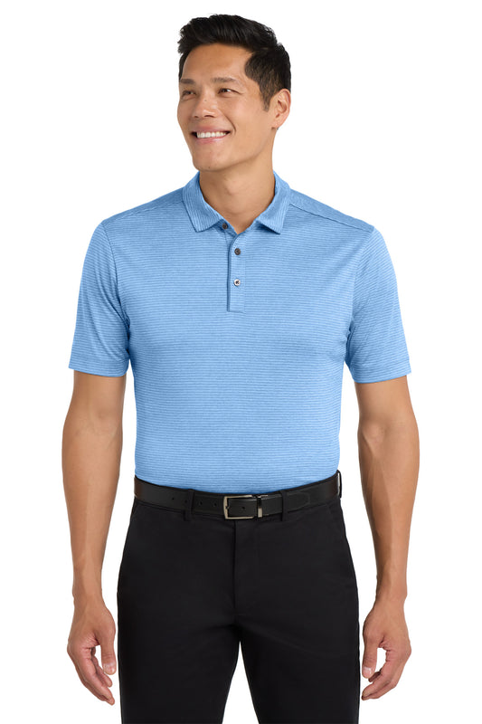 Port Authority  Shadow Stripe Polo. K585 - Carolina Blue