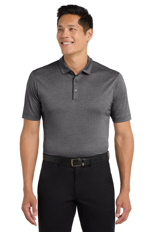 Port Authority  Shadow Stripe Polo. K585 - Deep Black