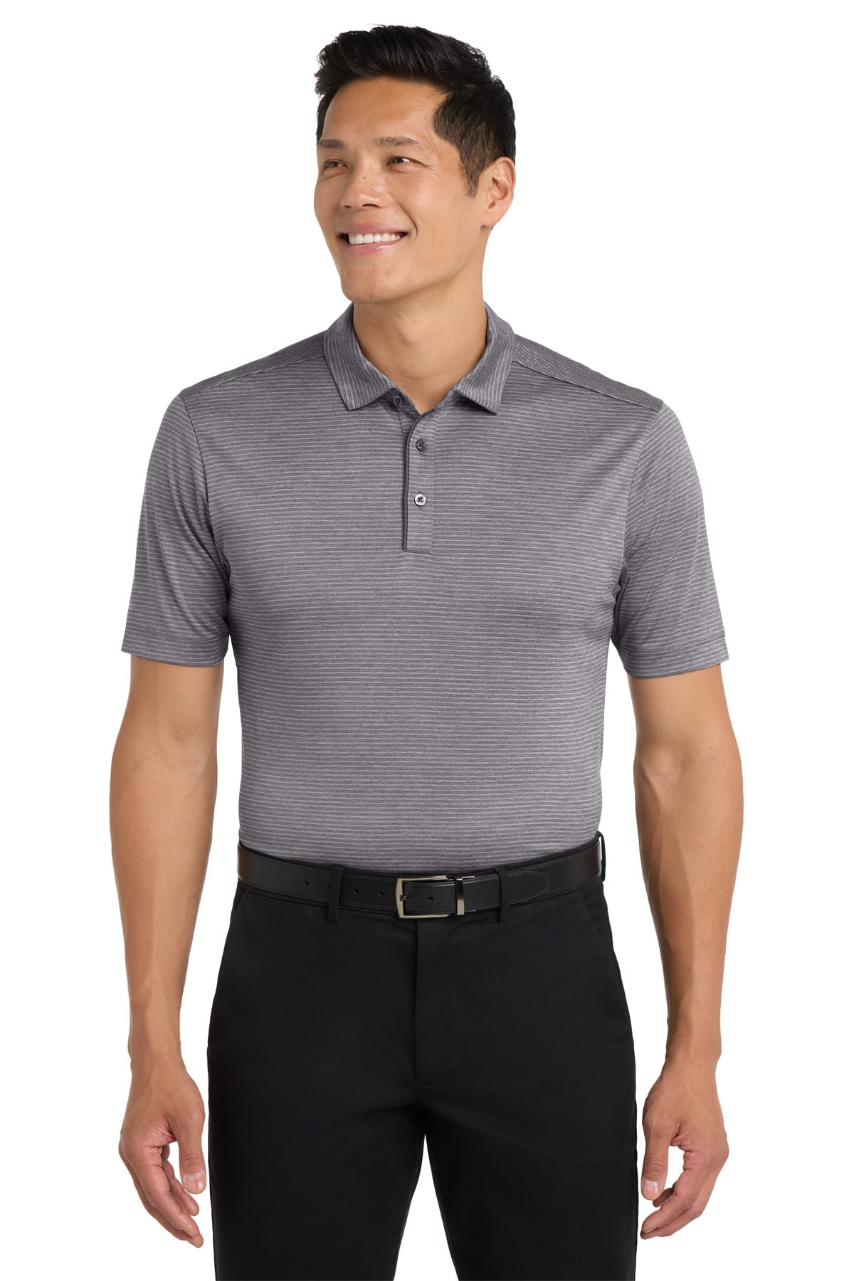 Port Authority  Shadow Stripe Polo. K585 - Shadow Grey