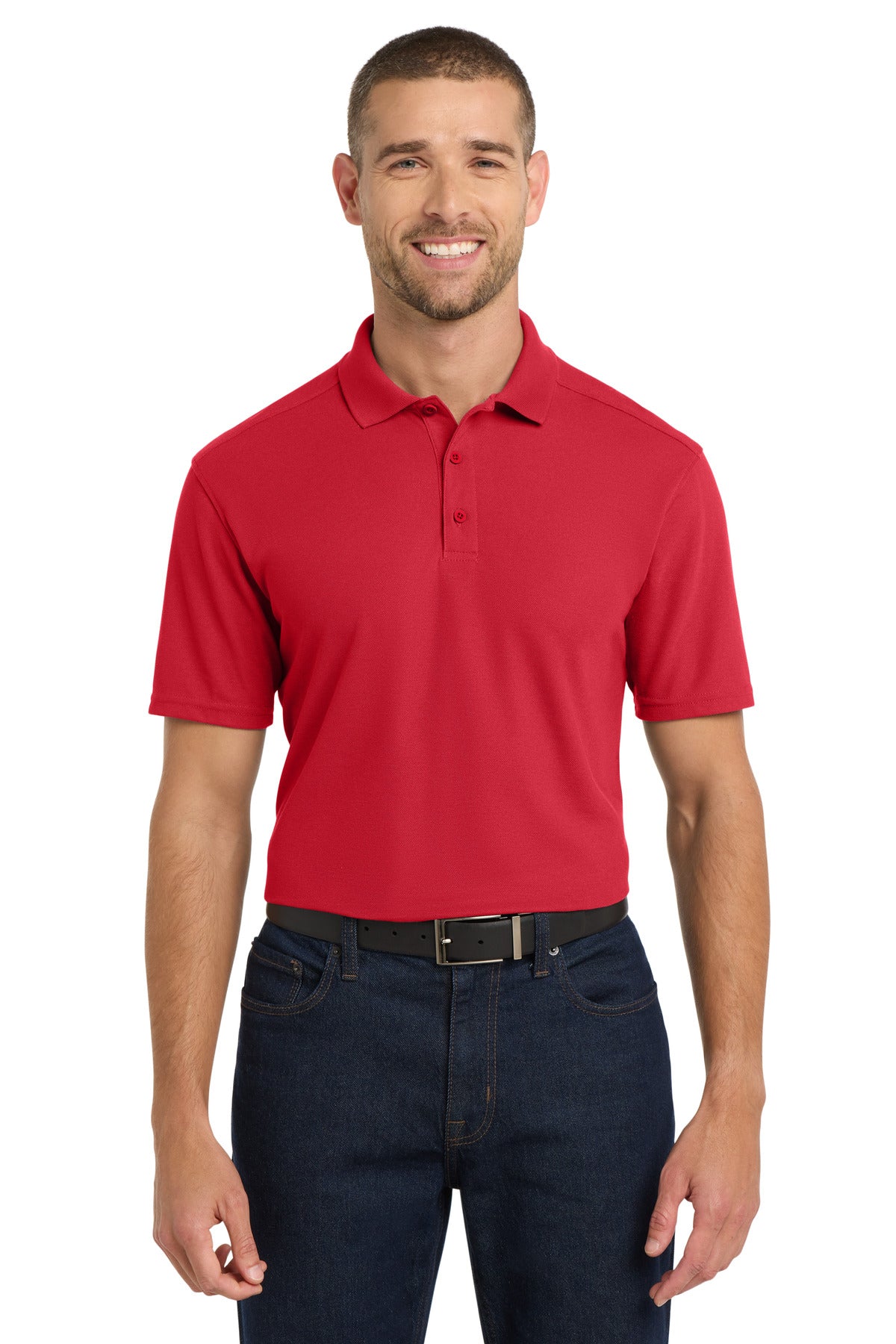 Port Authority  EZPerformance  Pique Polo. K600 - Apple Red
