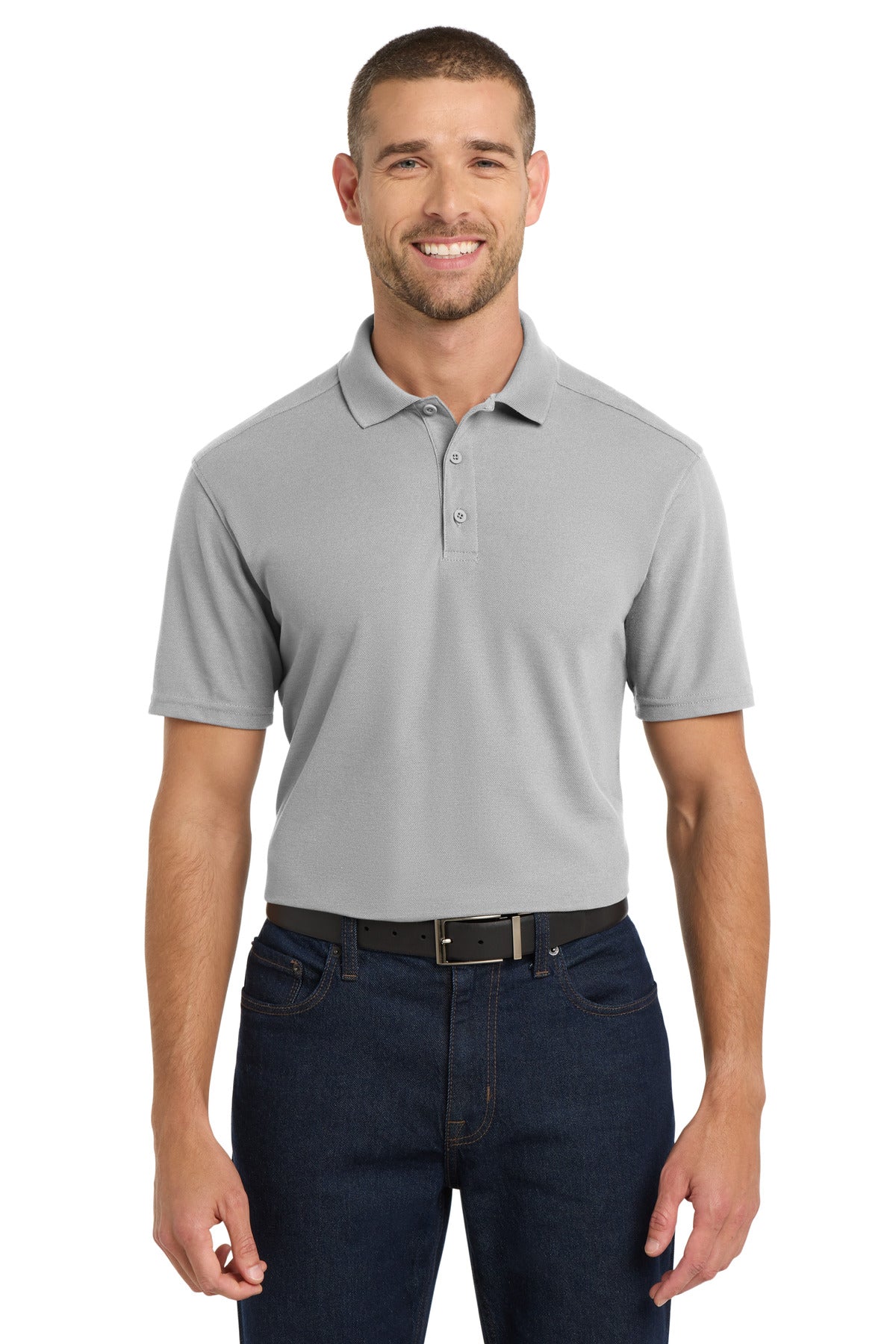 Port Authority  EZPerformance  Pique Polo. K600 - Gusty Grey