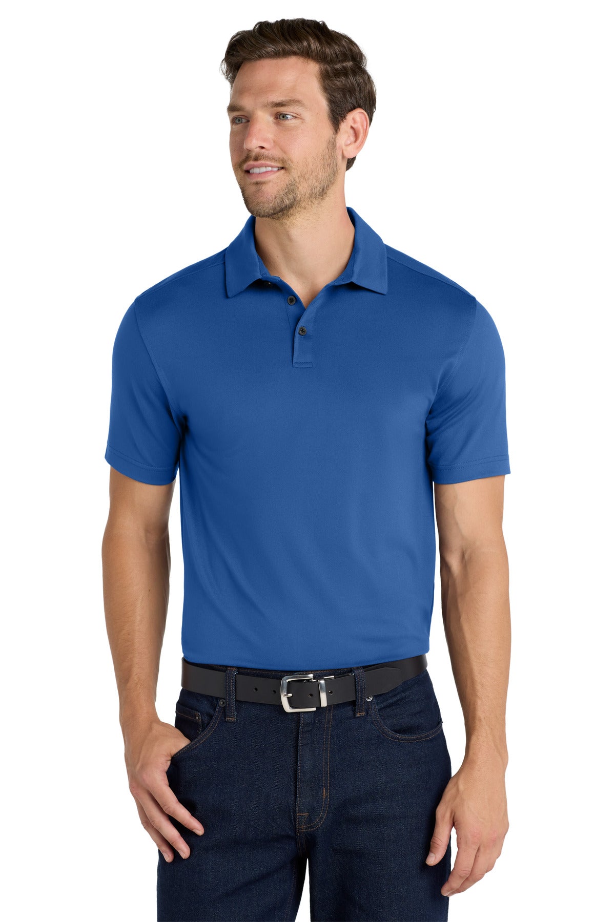 Port Authority  City Stretch Polo K682 - True Blue