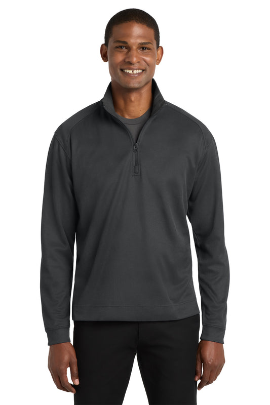 Port Authority Vertical Texture 1/4-Zip Pullover. K805 - Iron Grey/ Black