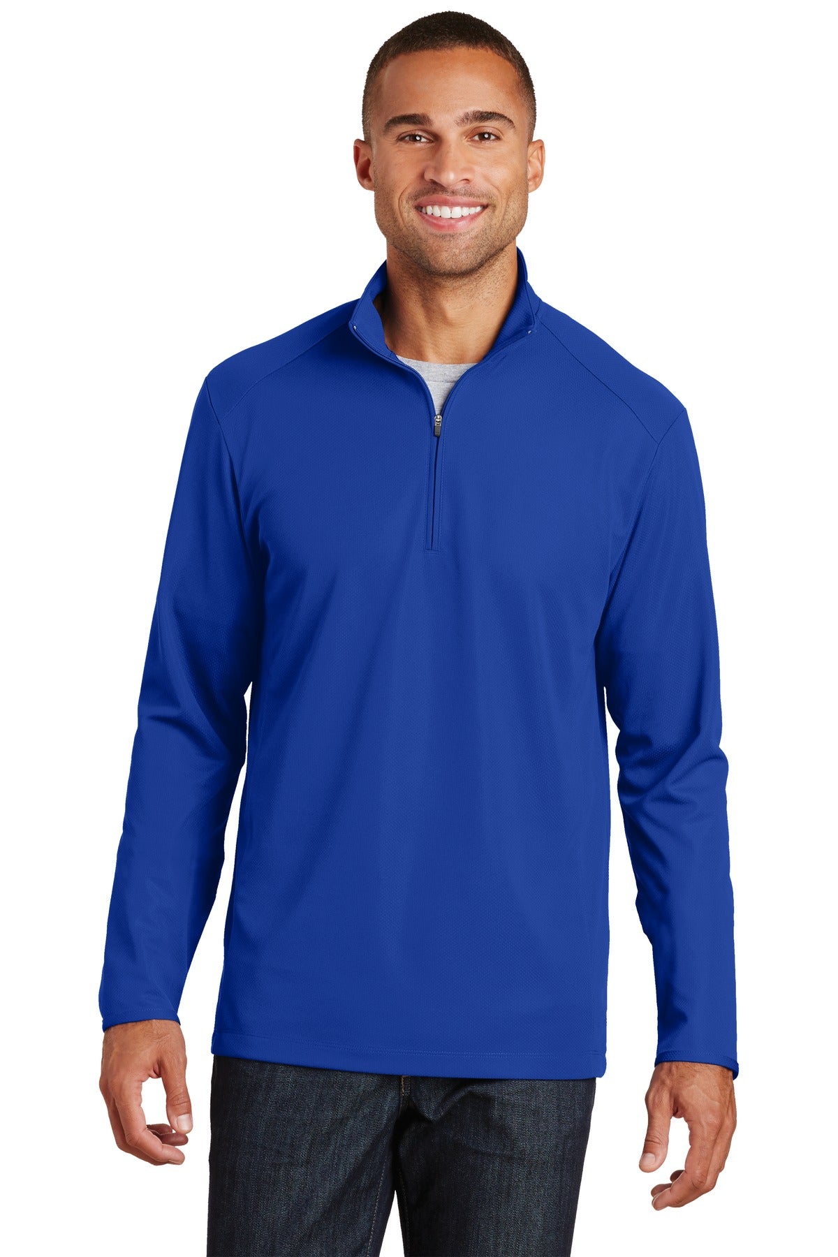 Port Authority Pinpoint Mesh 1/2-Zip. K806 - True Royal