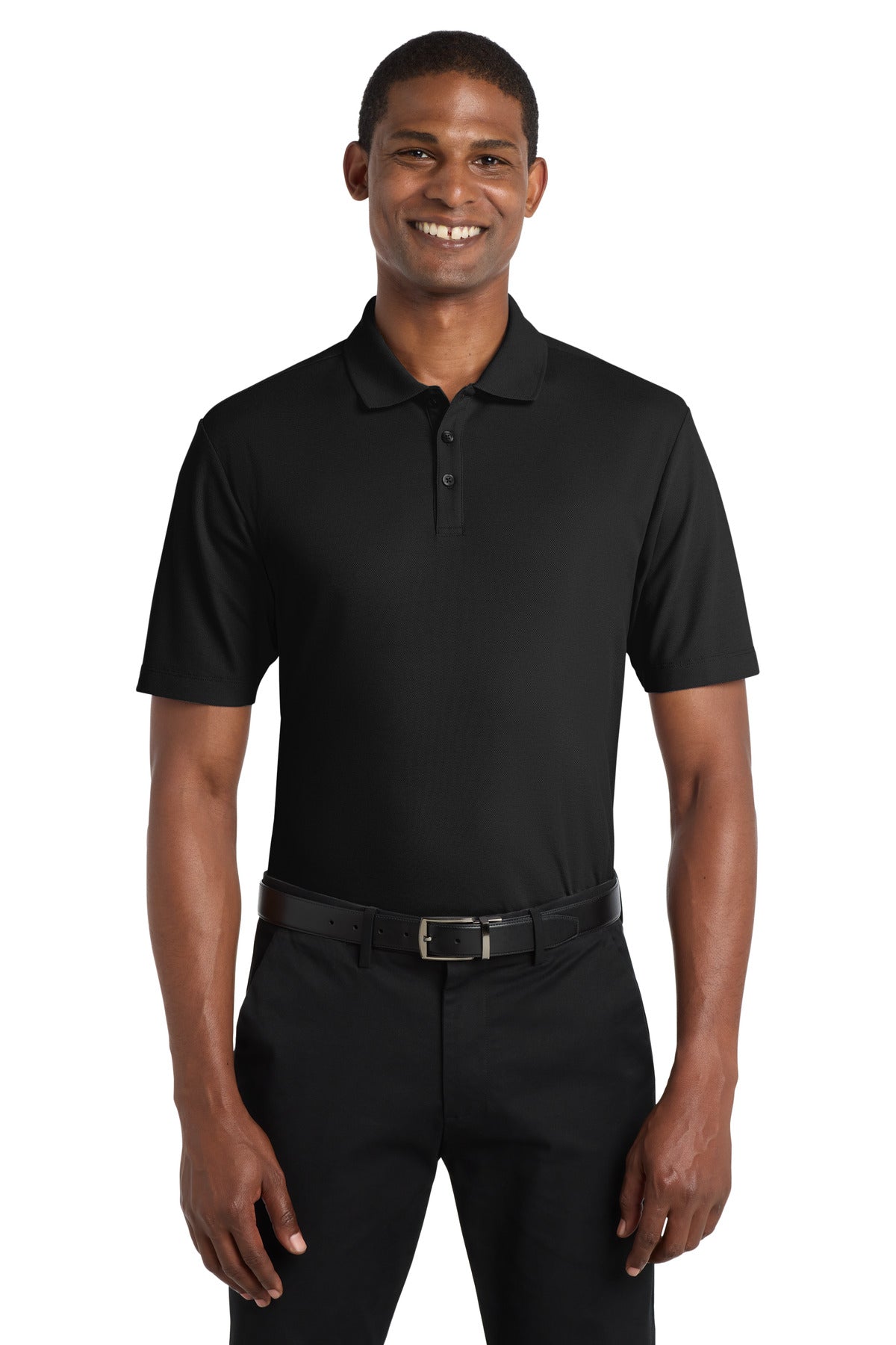 Port Authority  SuperPro React  Polo. K810 - Deep Black