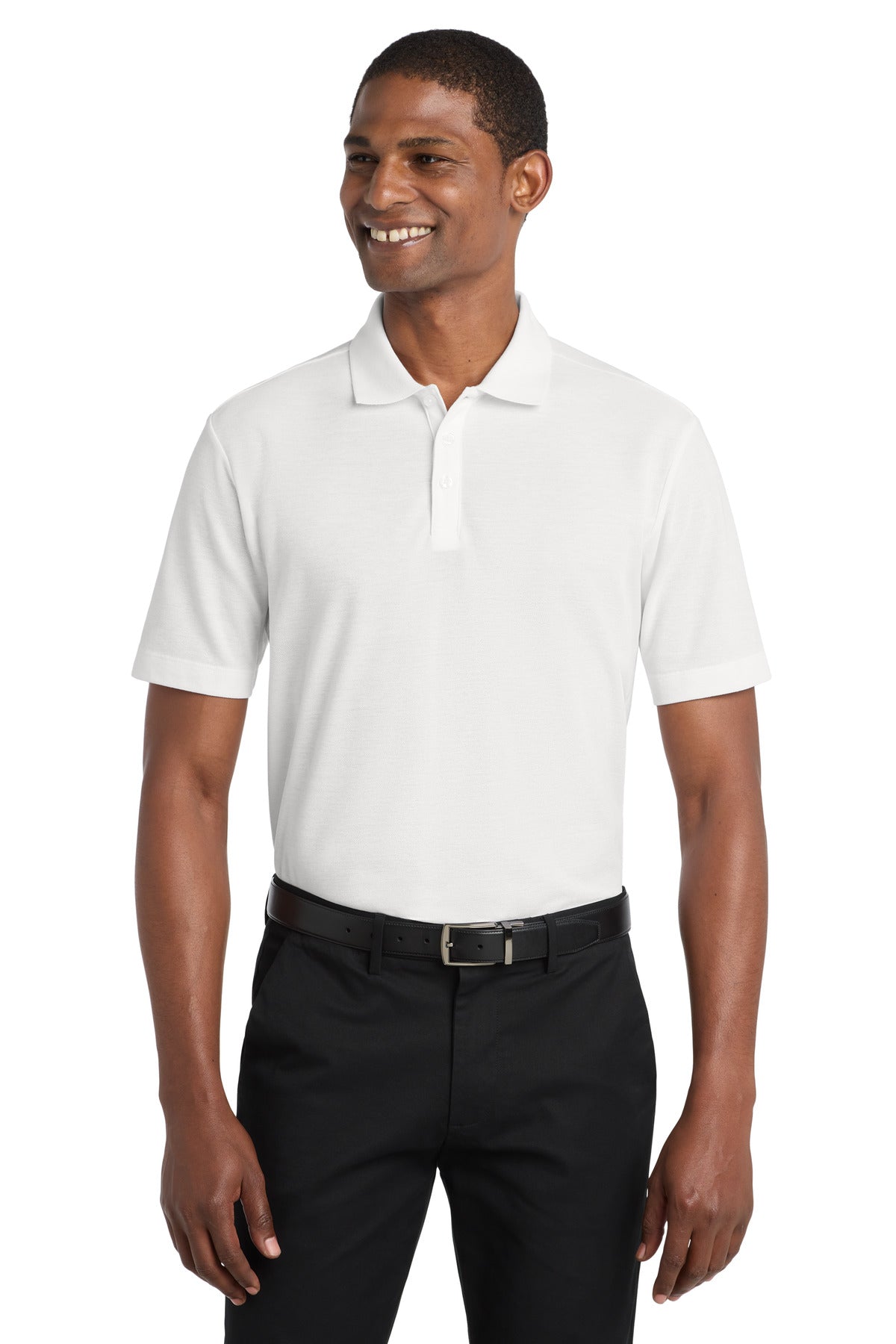 Port Authority  SuperPro React  Polo. K810 - White