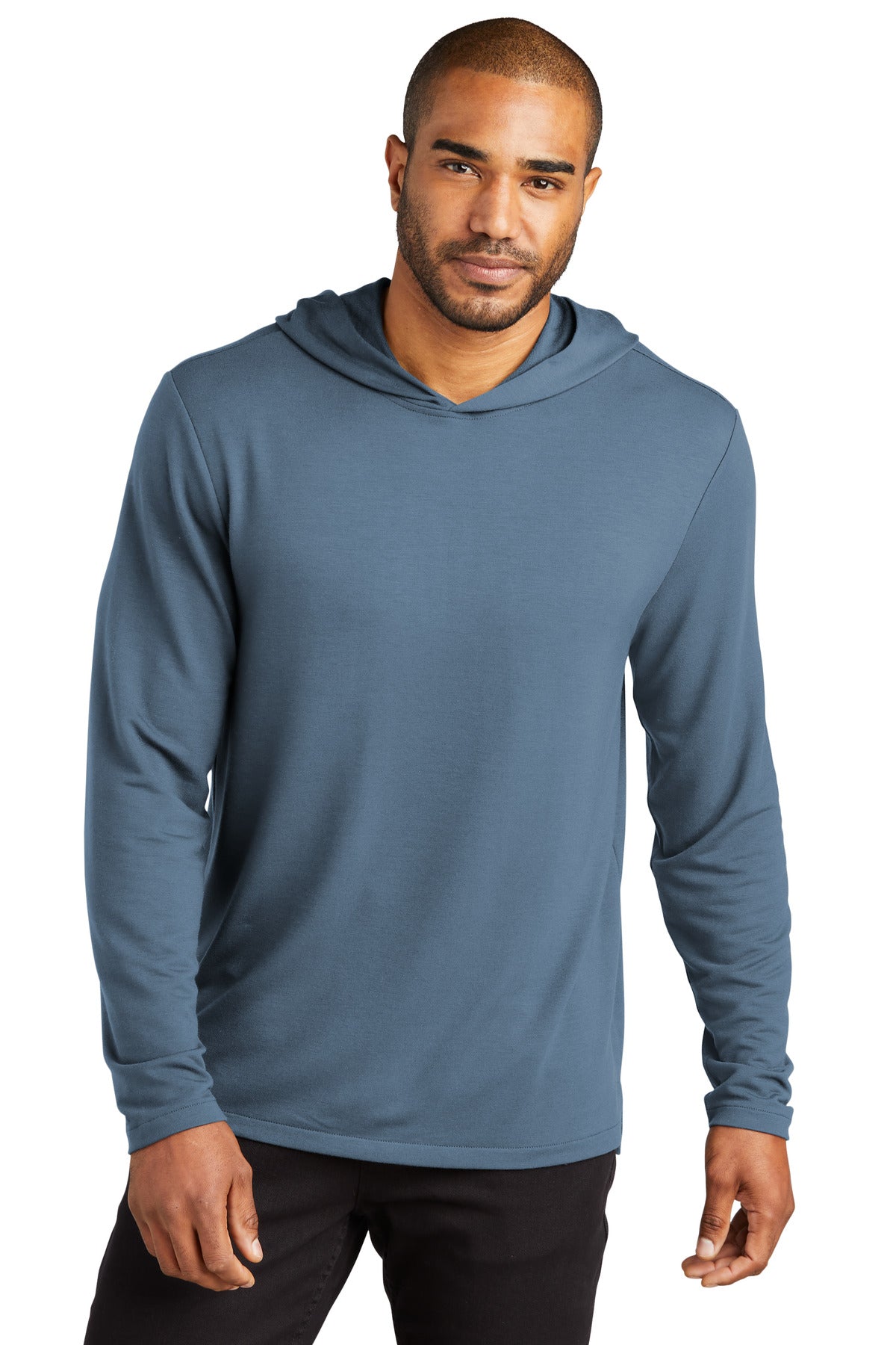 Port Authority Microterry Pullover Hoodie K826 - Dusk Blue