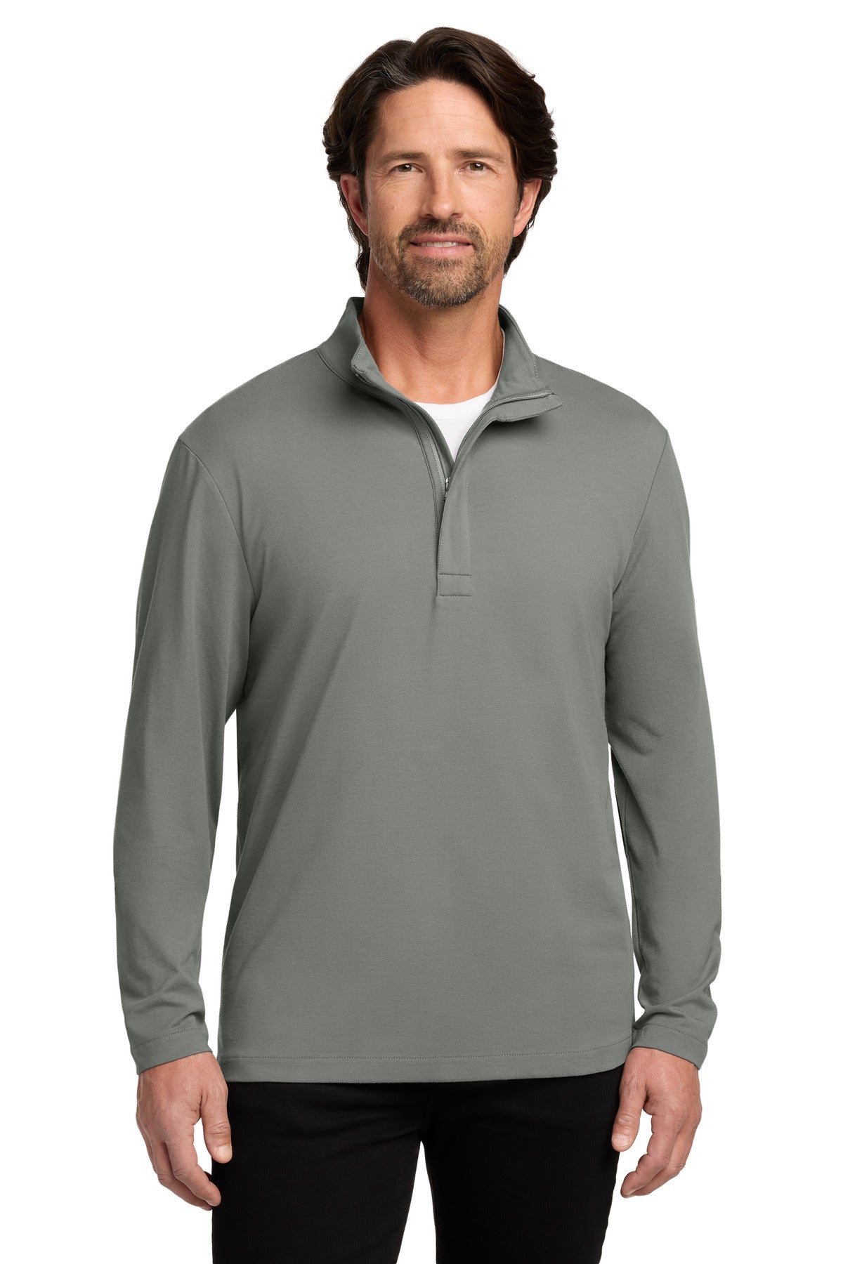 Port Authority Fairway Stretch 1/4-Zip K829 - Shadow Grey