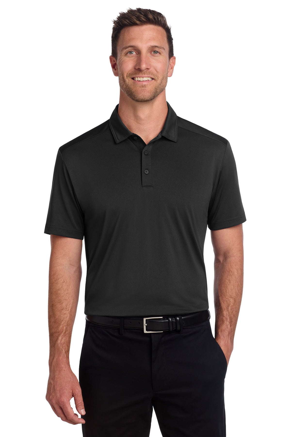 Port Authority C-FREE Snag-Proof Polo K864 - Deep Black