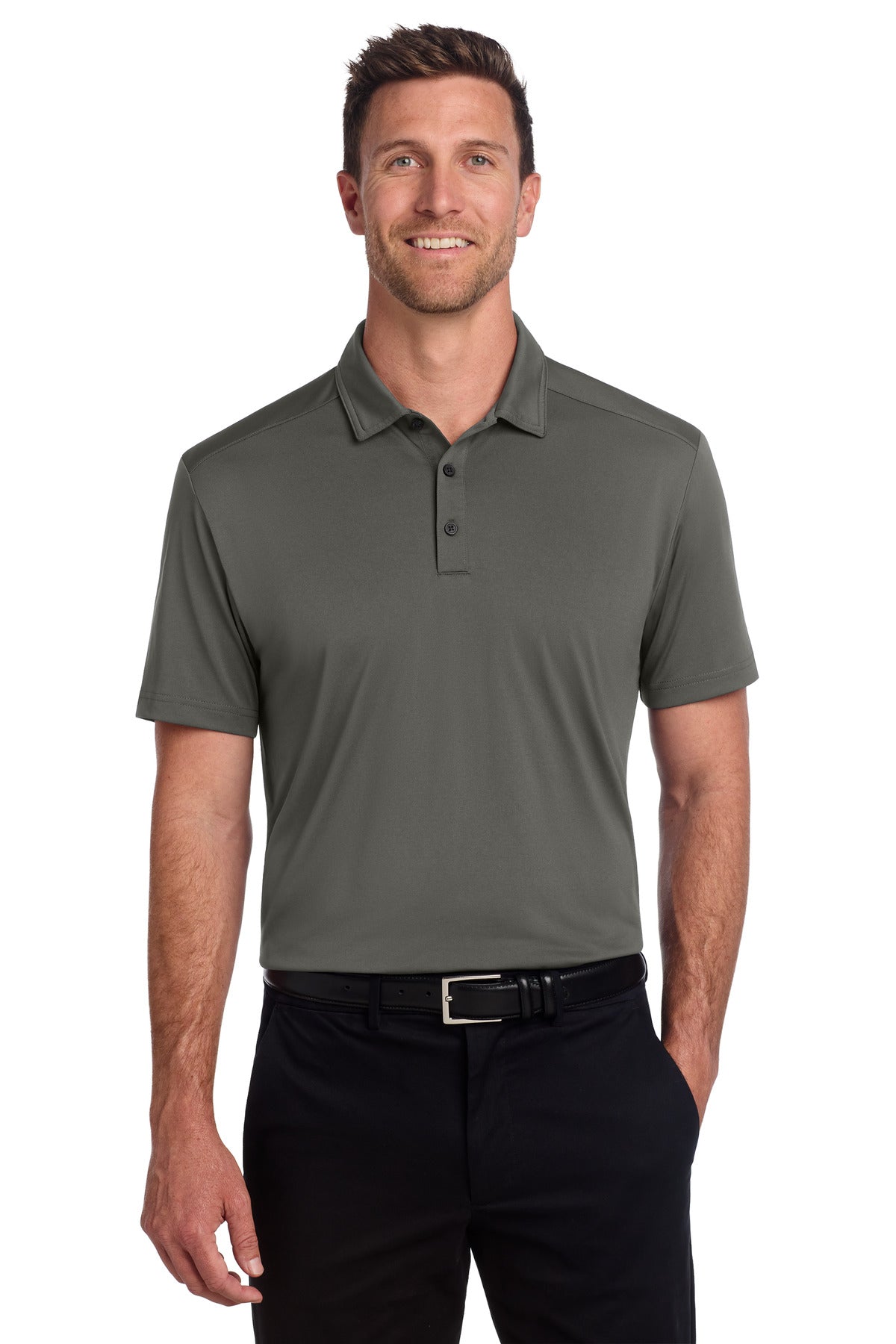 Port Authority C-FREE Snag-Proof Polo K864 - Grey Steel