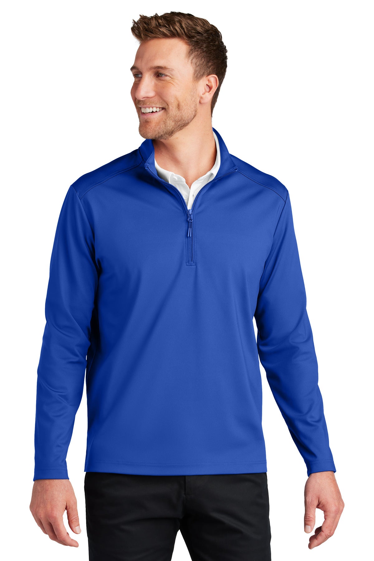 Port Authority C-FREE Double Knit 1/4-Zip K880 - True Royal