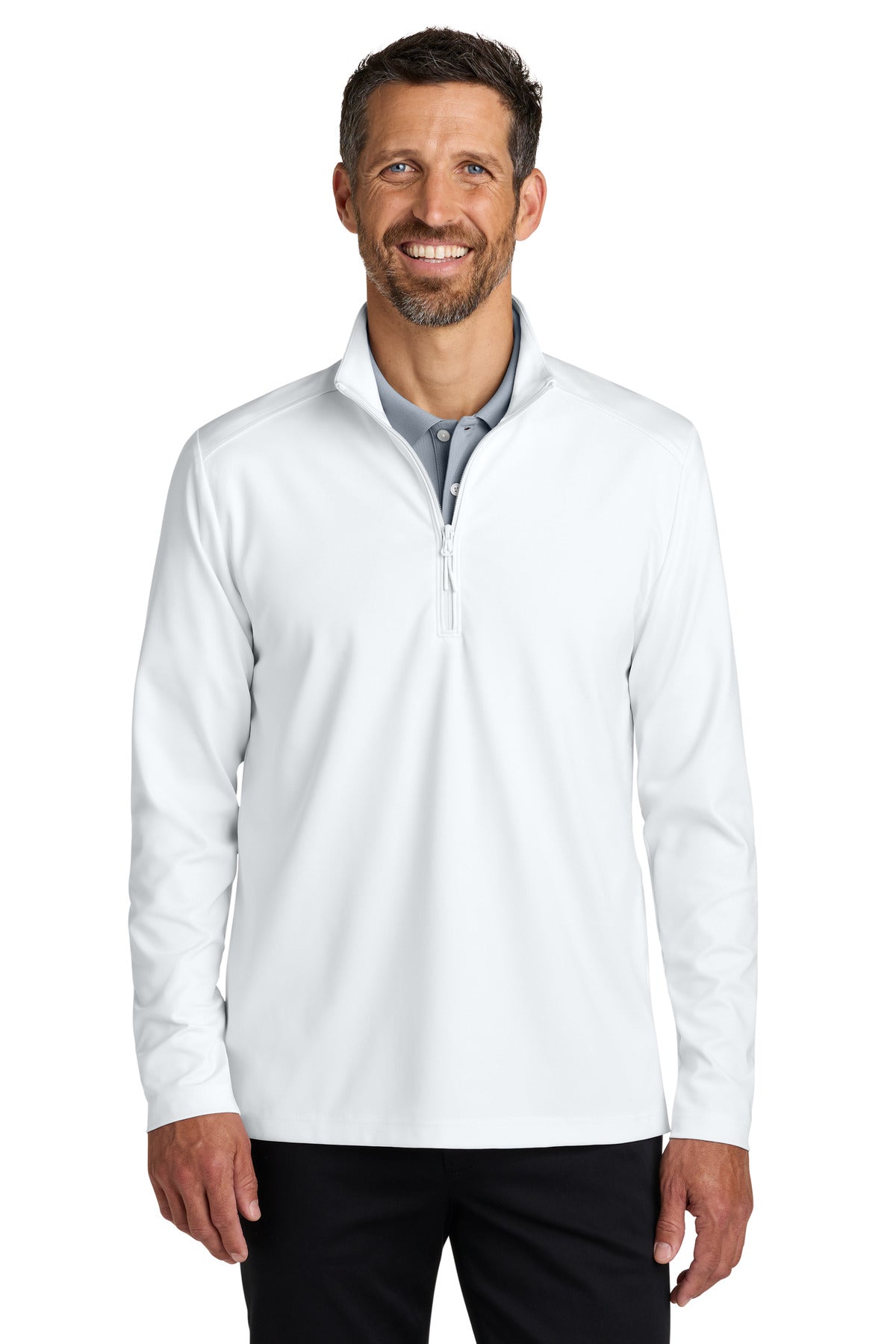 Port Authority C-FREE Double Knit 1/4-Zip K880 - White