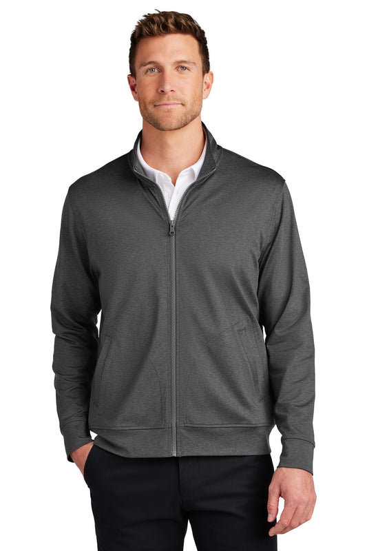 Port Authority C-FREE Double Knit Full-Zip K881 - Grey Steel Heather