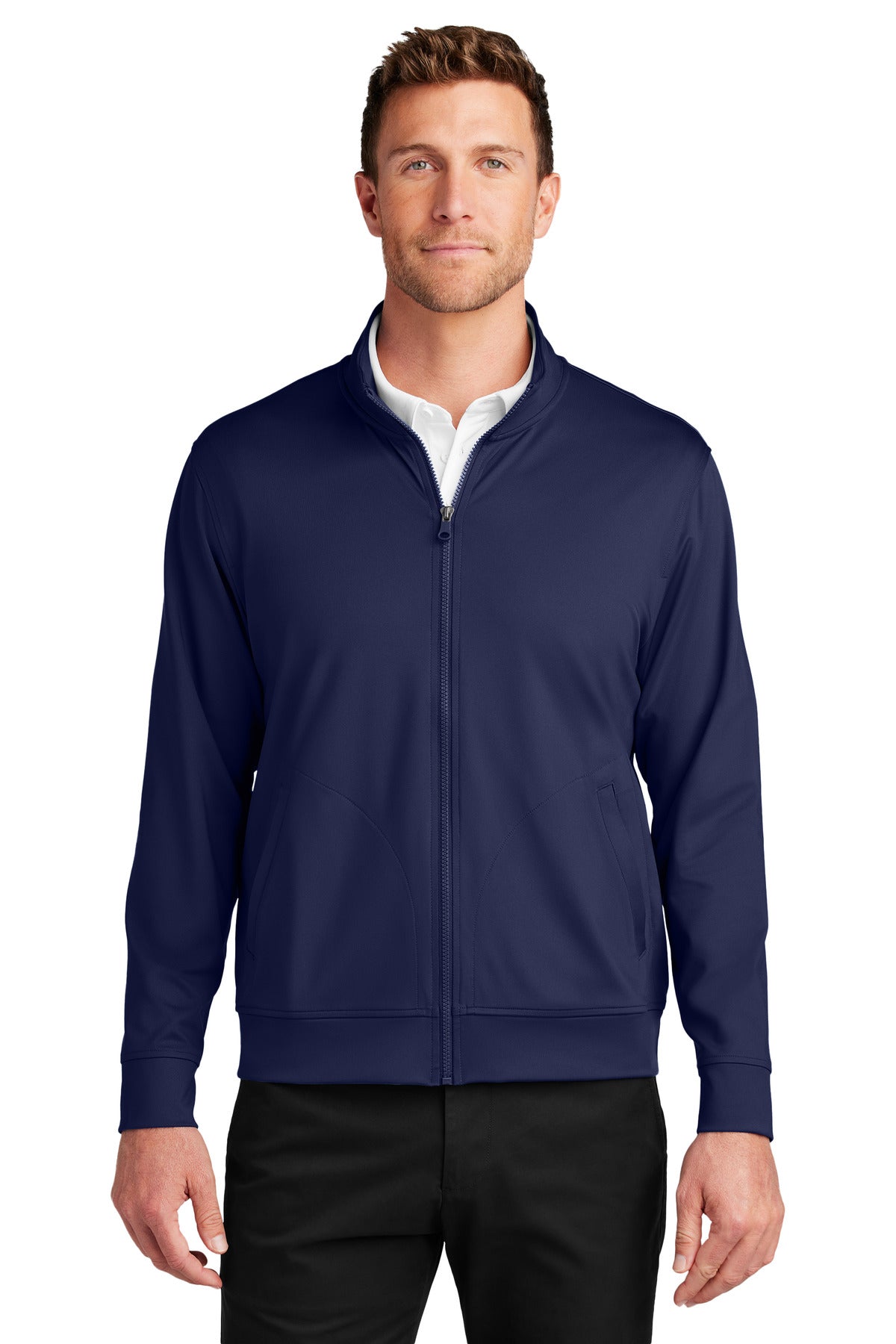Port Authority C-FREE Double Knit Full-Zip K881 - True Navy