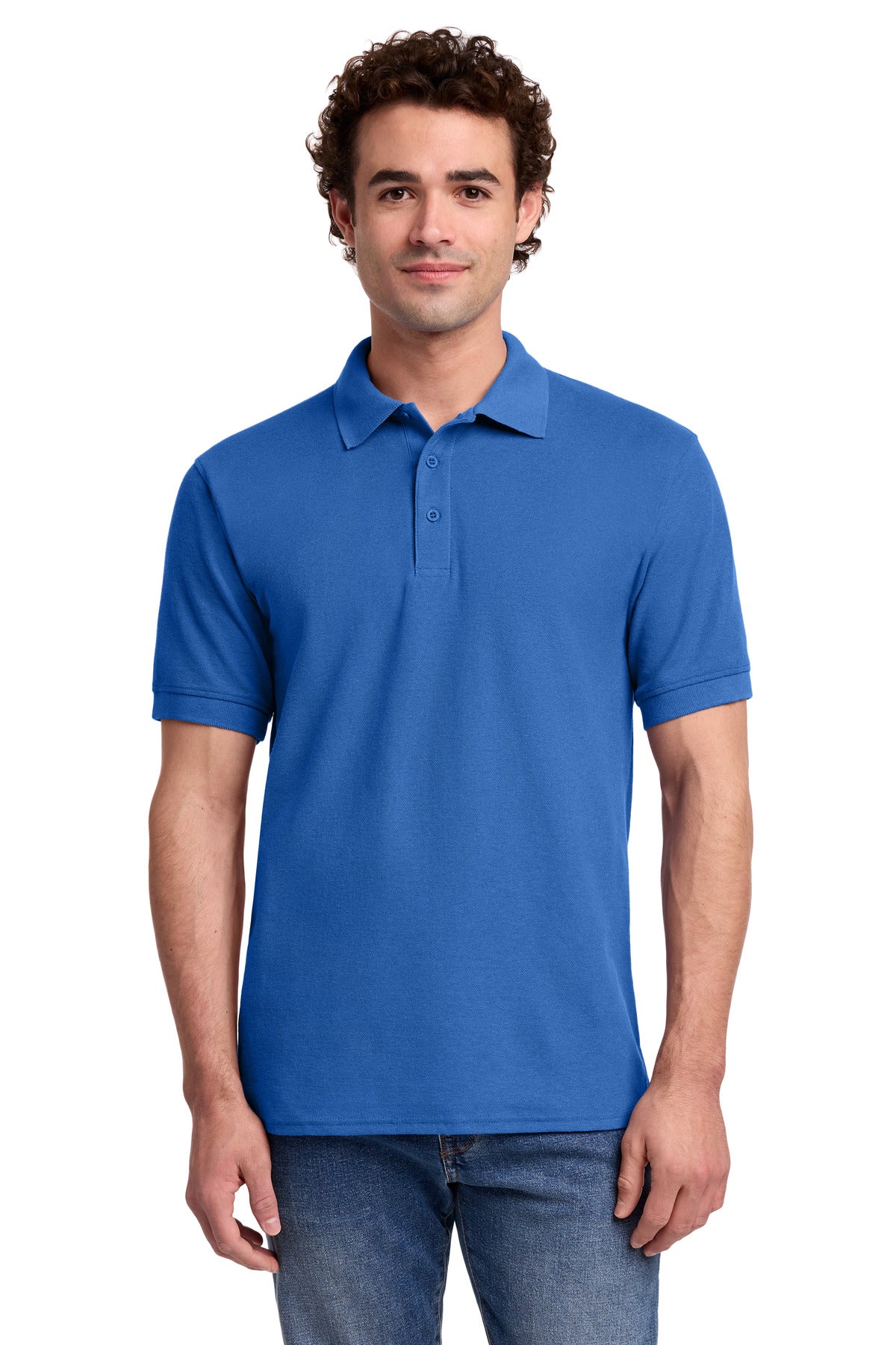 Port & Co Core Blend Pique Polo. KP155 - Royal
