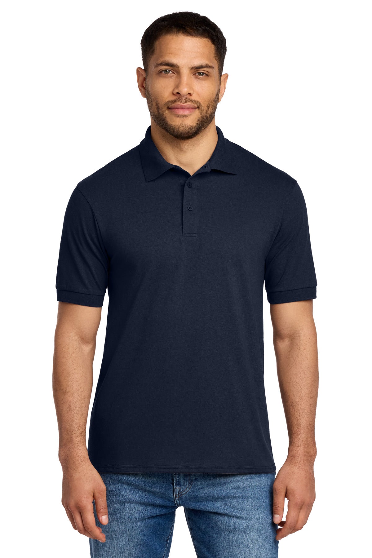 Port & Co Tall Core Blend Jersey Knit Polo. KP55T - Deep Navy