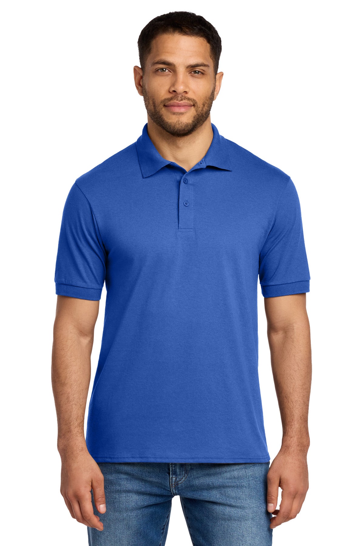 Port & Co Core Blend Jersey Knit Polo. KP55 - Royal