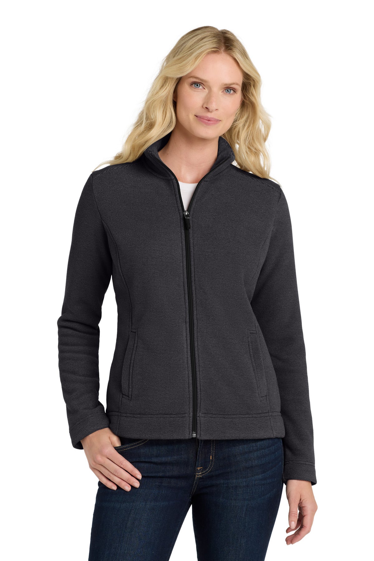 Port Authority  Women's Ultra Warm Brushed Fleece Jacket. L211 - Graphite/ Deep Black