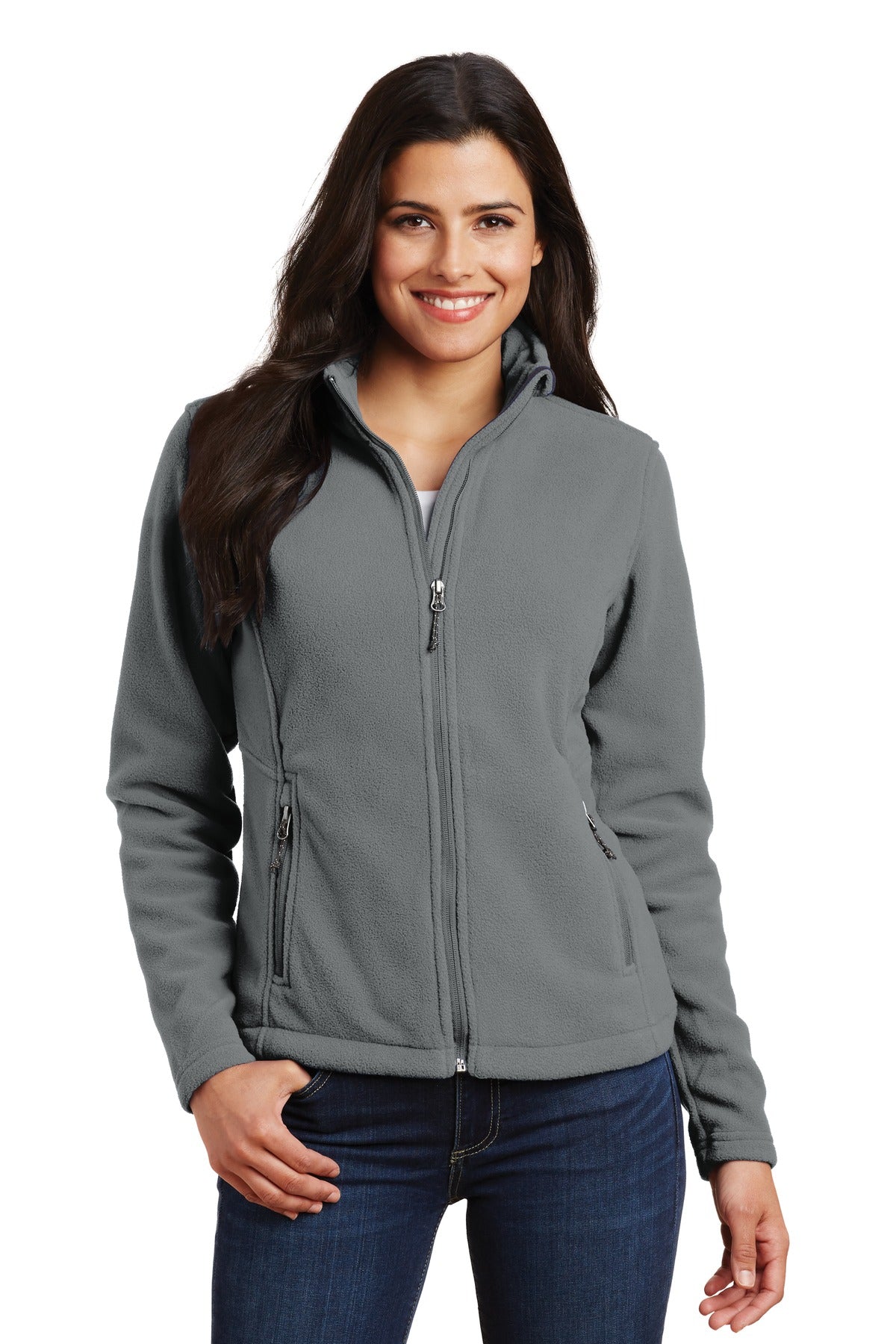 Port Authority Women's Value Fleece Jacket. L217 - Deep Smoke