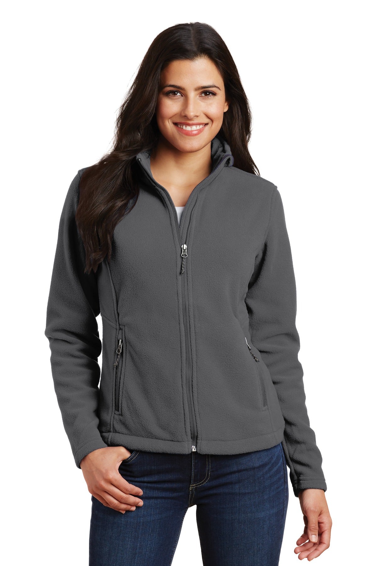 Port Authority Women's Value Fleece Jacket. L217 - Iron Grey